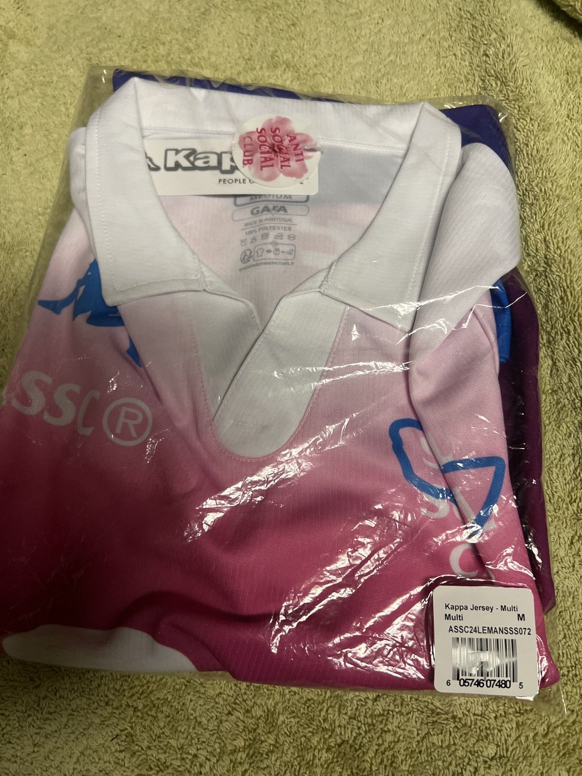 Anti Social Social Club ASSC X Kappa Le Mans Team Polo Jersey - Multi RARE Size US M / EU 48-50 / 2 - 7 Thumbnail