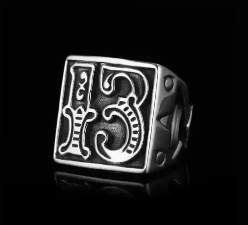 Other 13 Skull Ring (Size 7-14) Size ONE SIZE - 2 Thumbnail