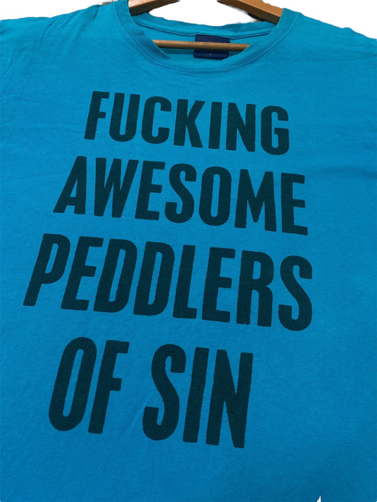 Fucking Awesome ‼️RARE‼️FUCKING AWESOME PEDDLERS OF THE SIN VINTAGE SHIRT TEE🔥 Size US L / EU 52-54 / 3 - 5 Thumbnail