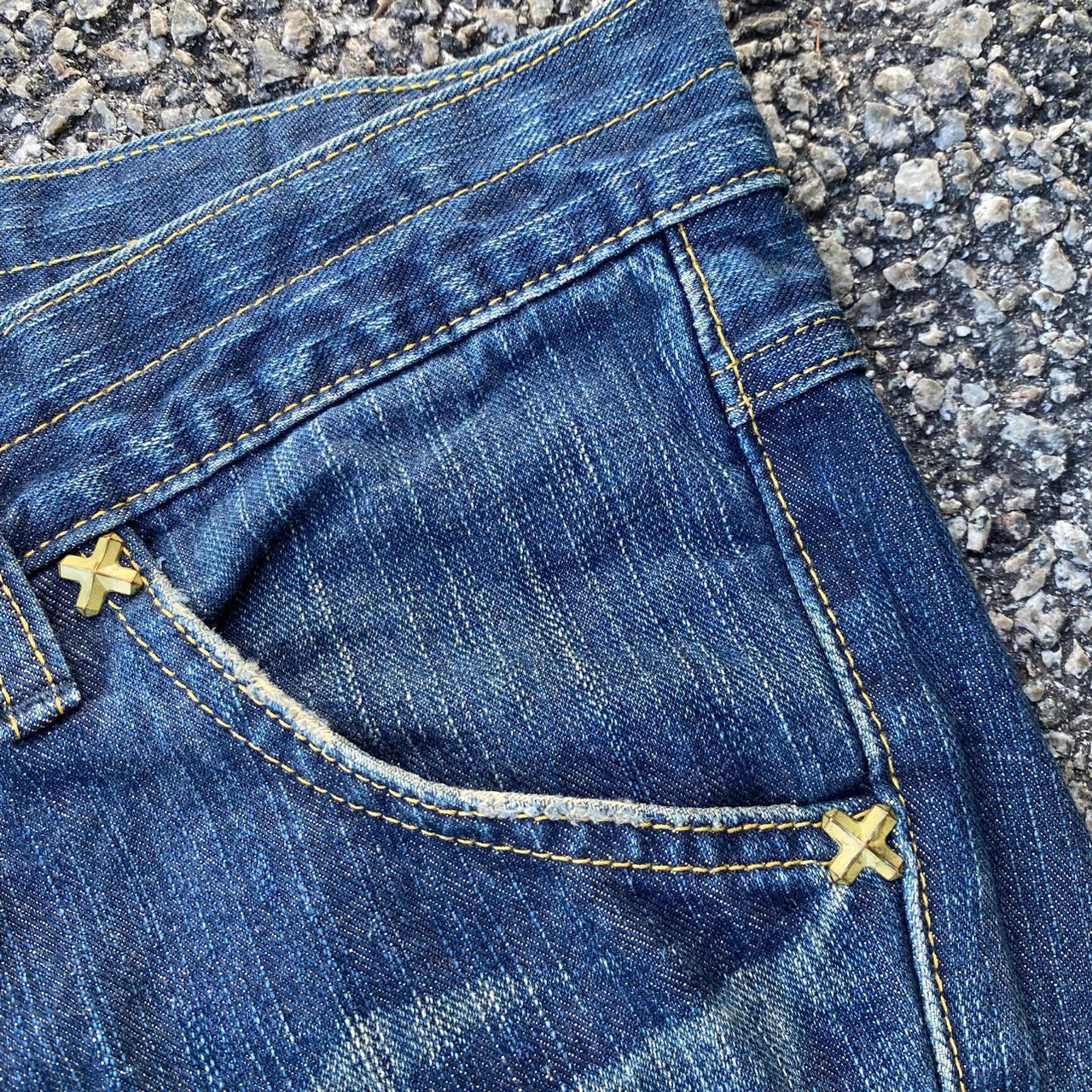Lee 💥Flare💥Vintage Lee Riders Distressed Denim Size US 32 / EU 48 - 10 Thumbnail
