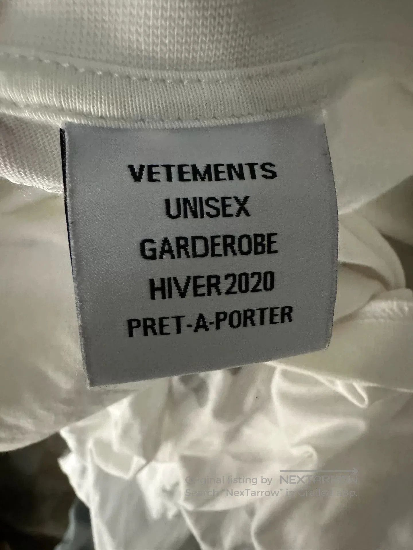 Vetements Vetements White Logo T-Shirt Unisex. Size US L / EU 52-54 / 3 - 3 Thumbnail