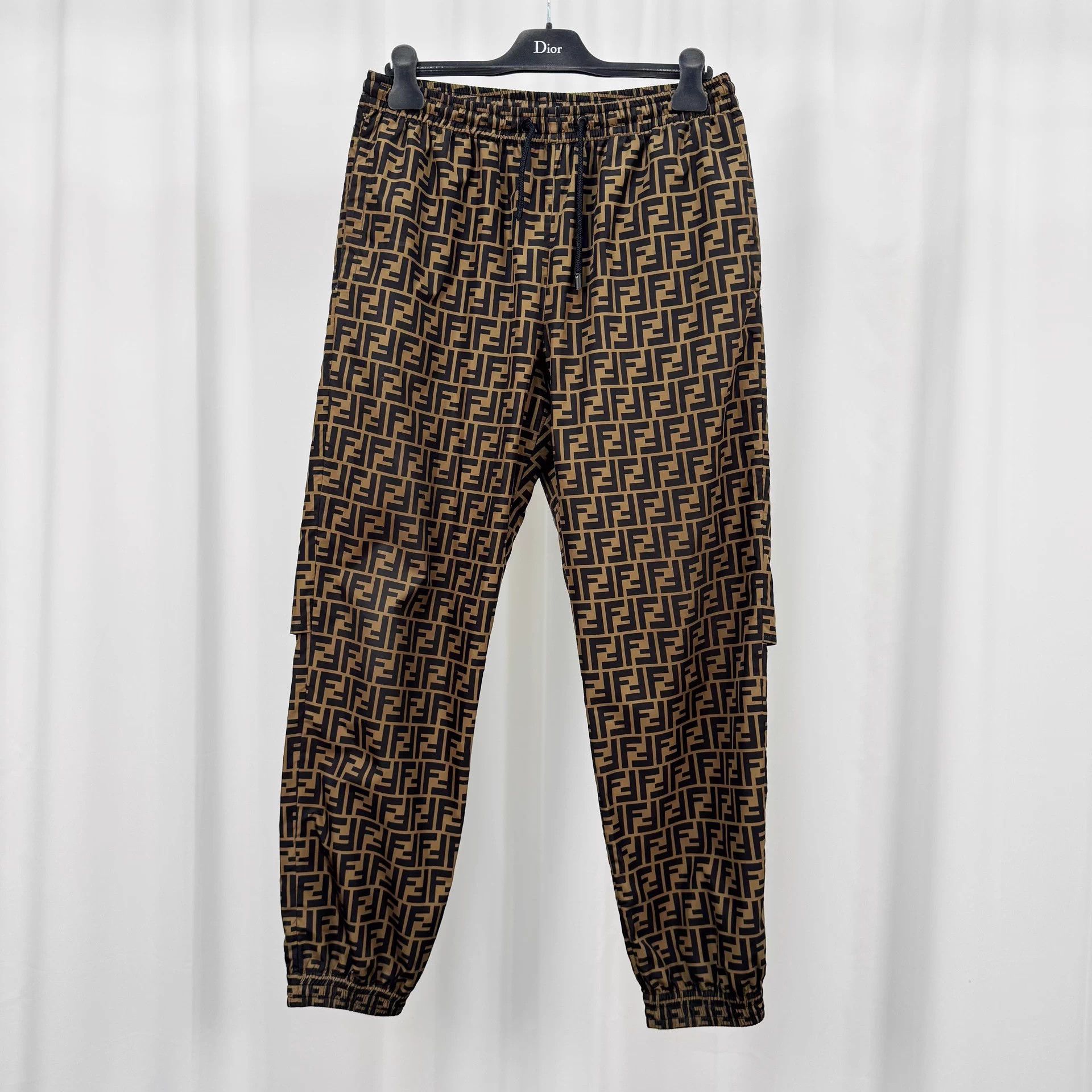 Fendi Fendi FF monogram all over dragon print pants 46 9/10 Size US 39 - 1 Thumbnail