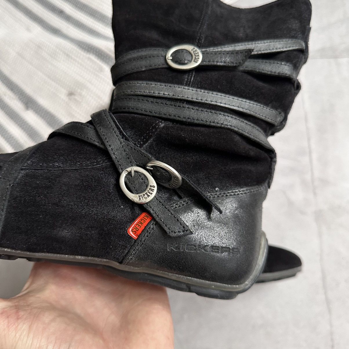 Dirk Bikkembergs 00s Wrap Straps Boxing Biker Boots As 98 Rick Owens Vibe Size US 8 / IT 38 - 8 Thumbnail