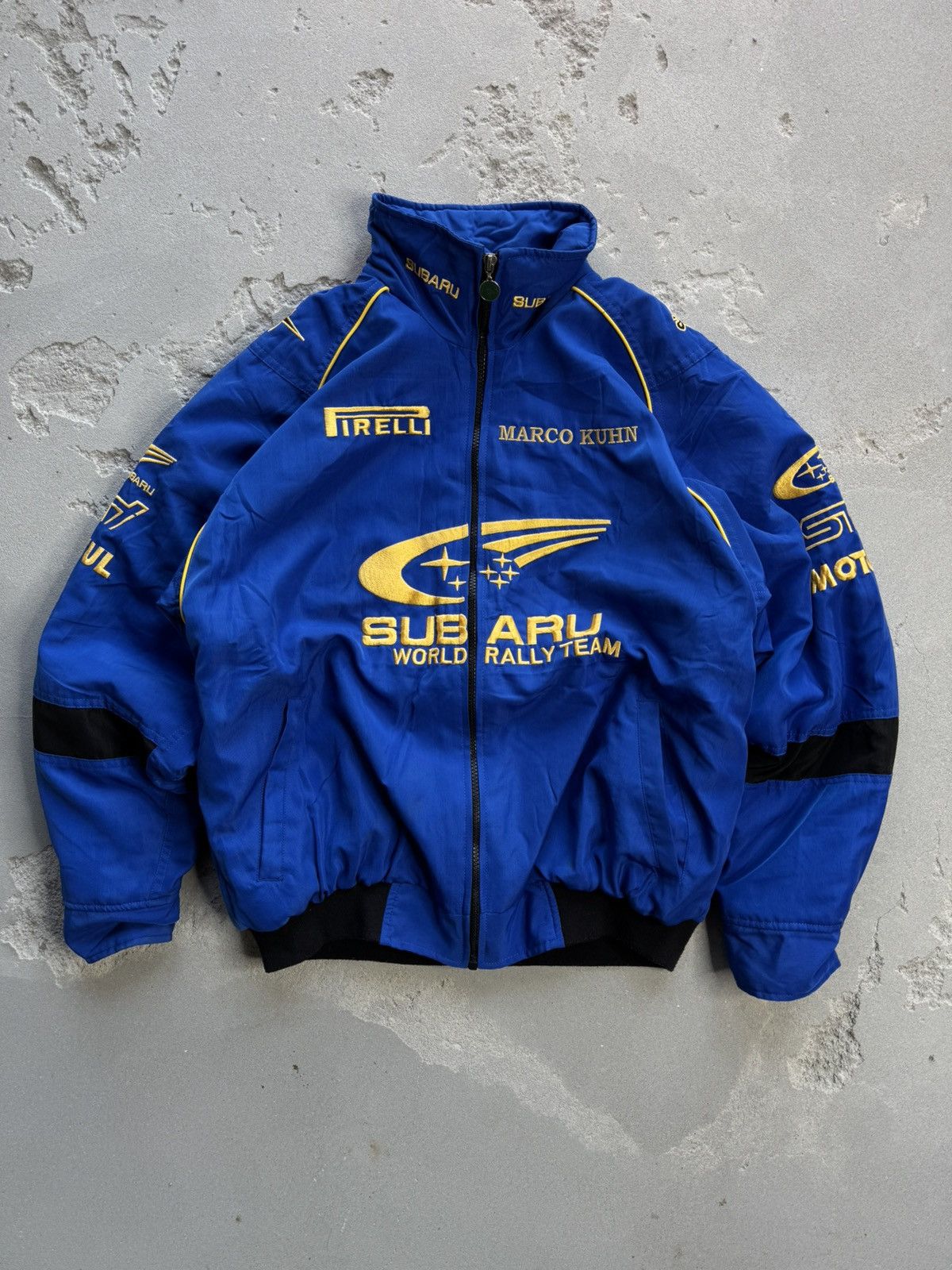Vintage Rare Vintage Subaru World Bally Team Bomber Racing Jacket Size US M / EU 48-50 / 2 - 3 Thumbnail