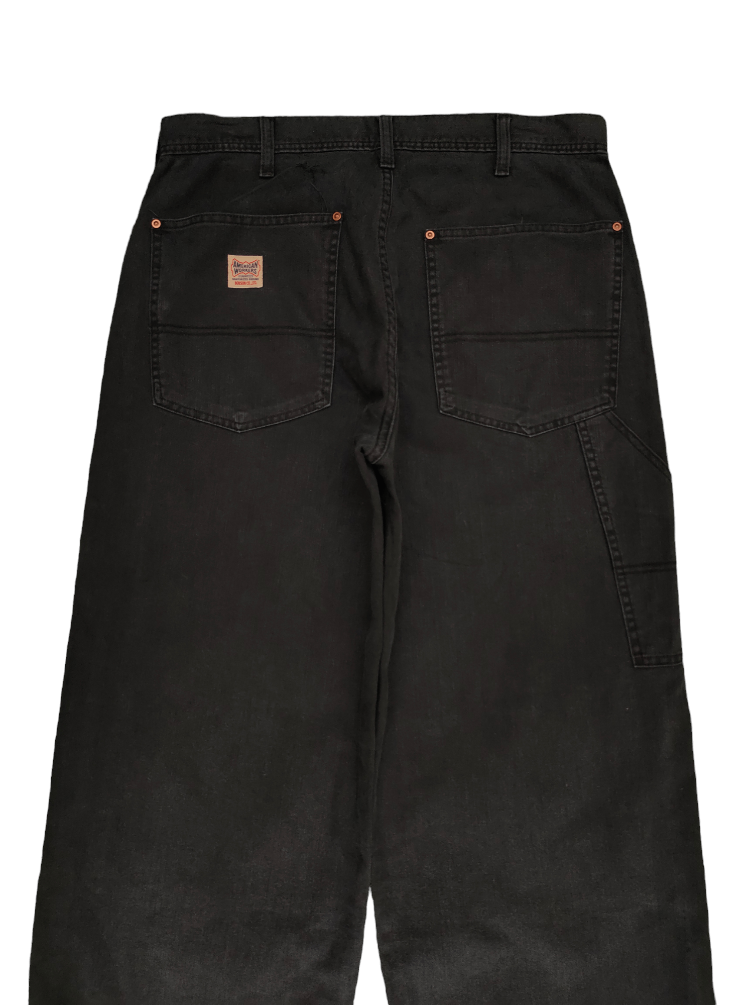 Kapital 1990s Bobson Double Knee Baggy Denim Pants Wide Leg Jnco Size US 33 - 11 Thumbnail