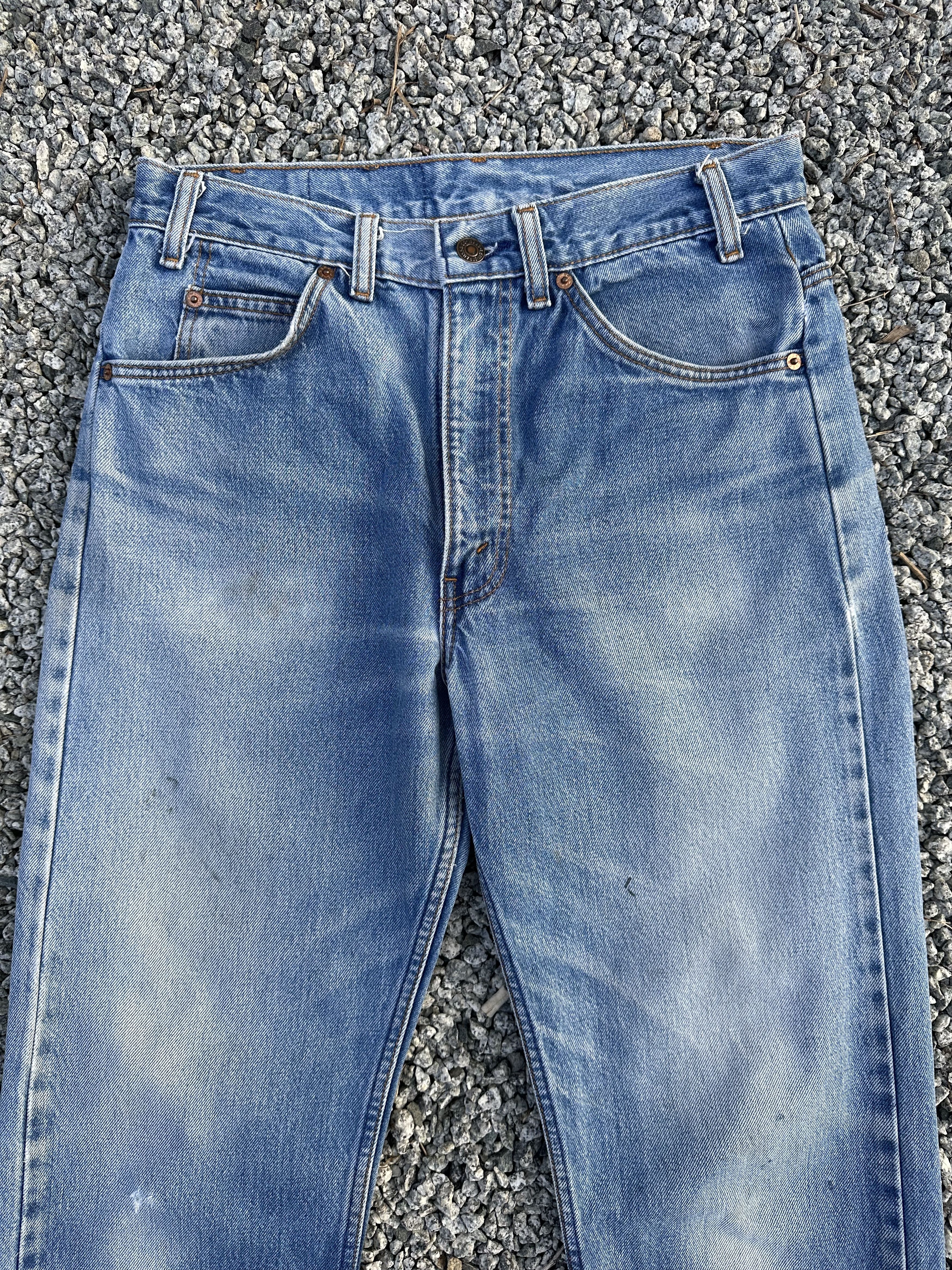 Levi's Vintage 80s Levi’s 505 Orange Tab Faded Distressed Jeans Size US 30 / EU 46 - 4 Thumbnail