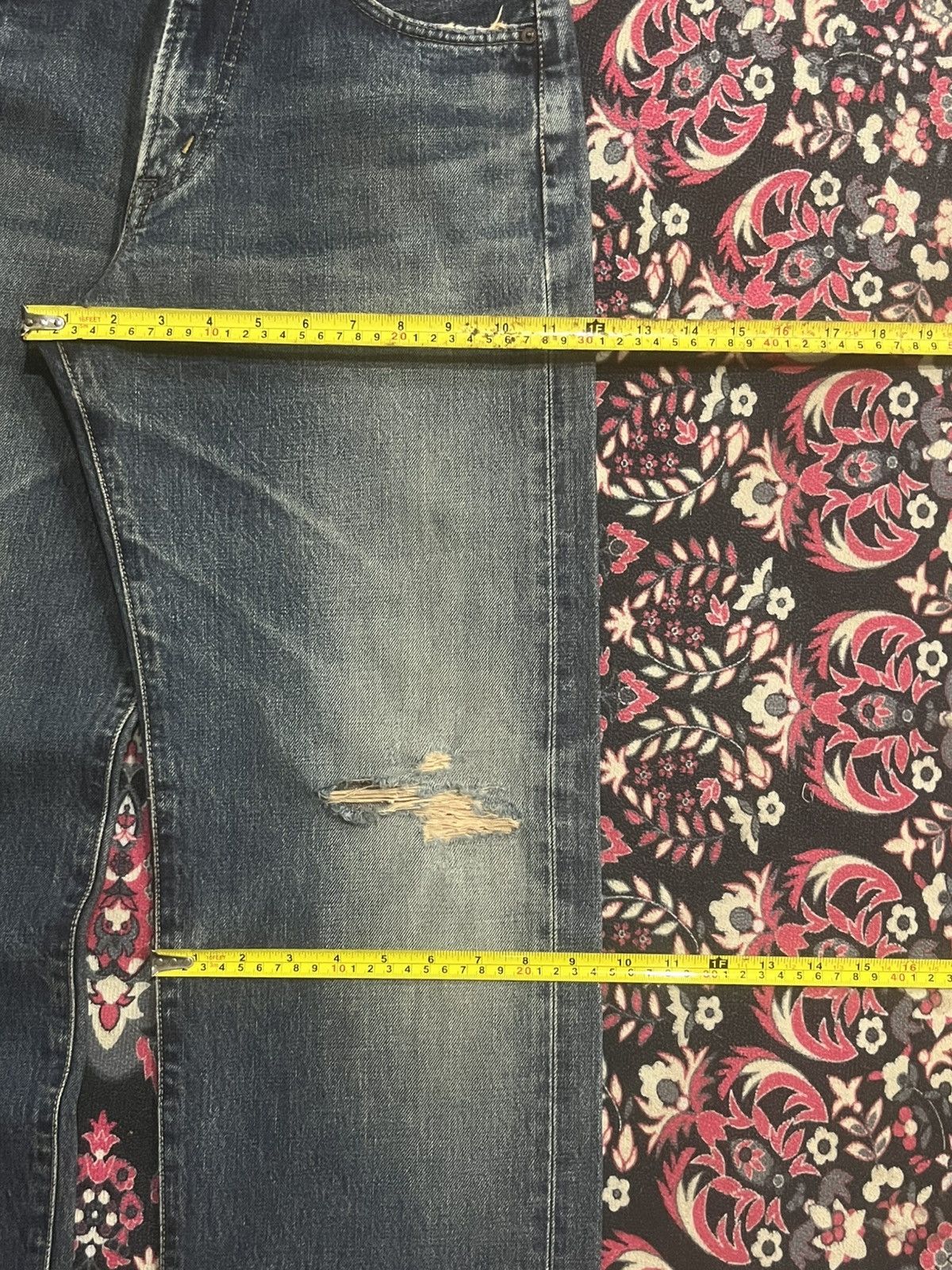 Acne Studios Vintage Edwin 505X Japan Rusty Blue Distressed Selvedge Jean Size US 28 / EU 44 - 16 Thumbnail