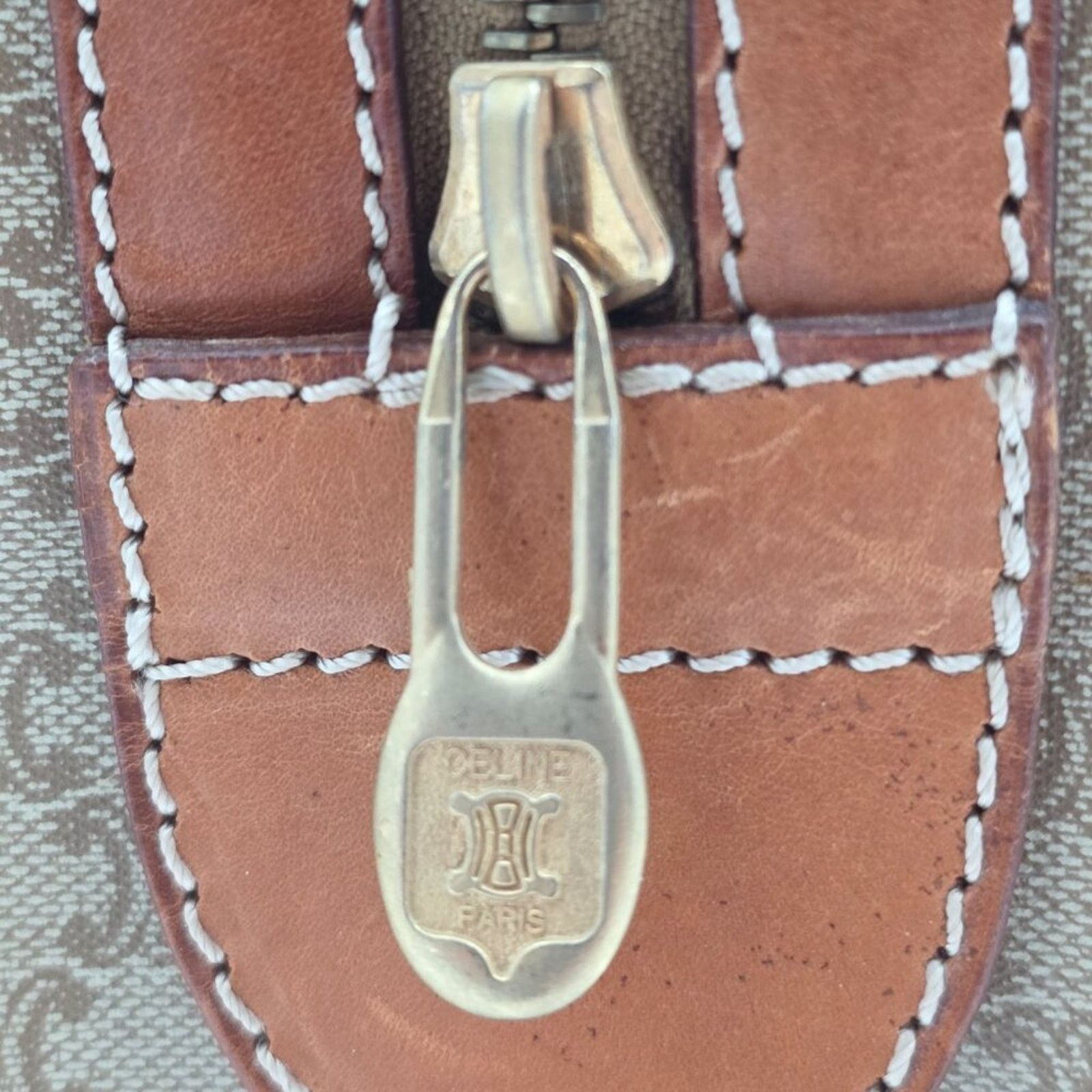 Celine Vintage Macadam Celine Boston Bag Size ONE SIZE - 7 Thumbnail