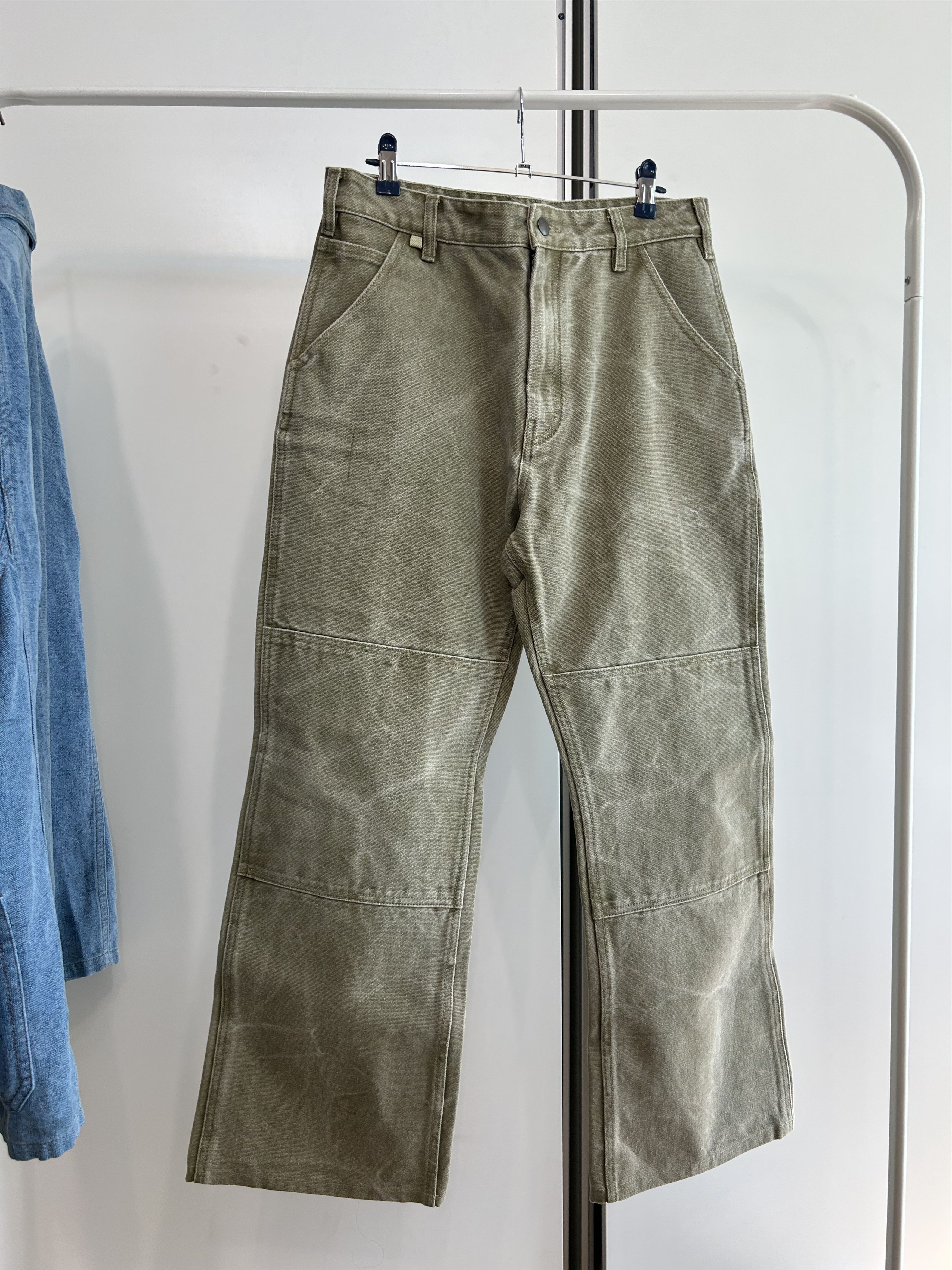 Acne Studios ACNE STUDIOS Washed Double-Knee Crack-Dye Trousers Size US 30 / EU 46 - 1 Thumbnail