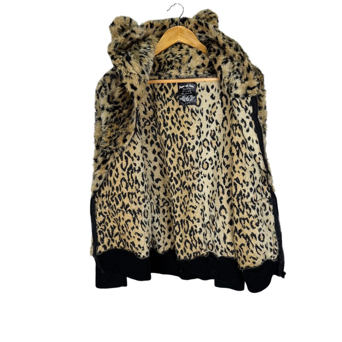 Issey Miyake 🌟SLIPPIN & SLIDIN LEOPARD HOODIE ZIP JACKET Size L / US 10 / IT 46 - 10 Thumbnail