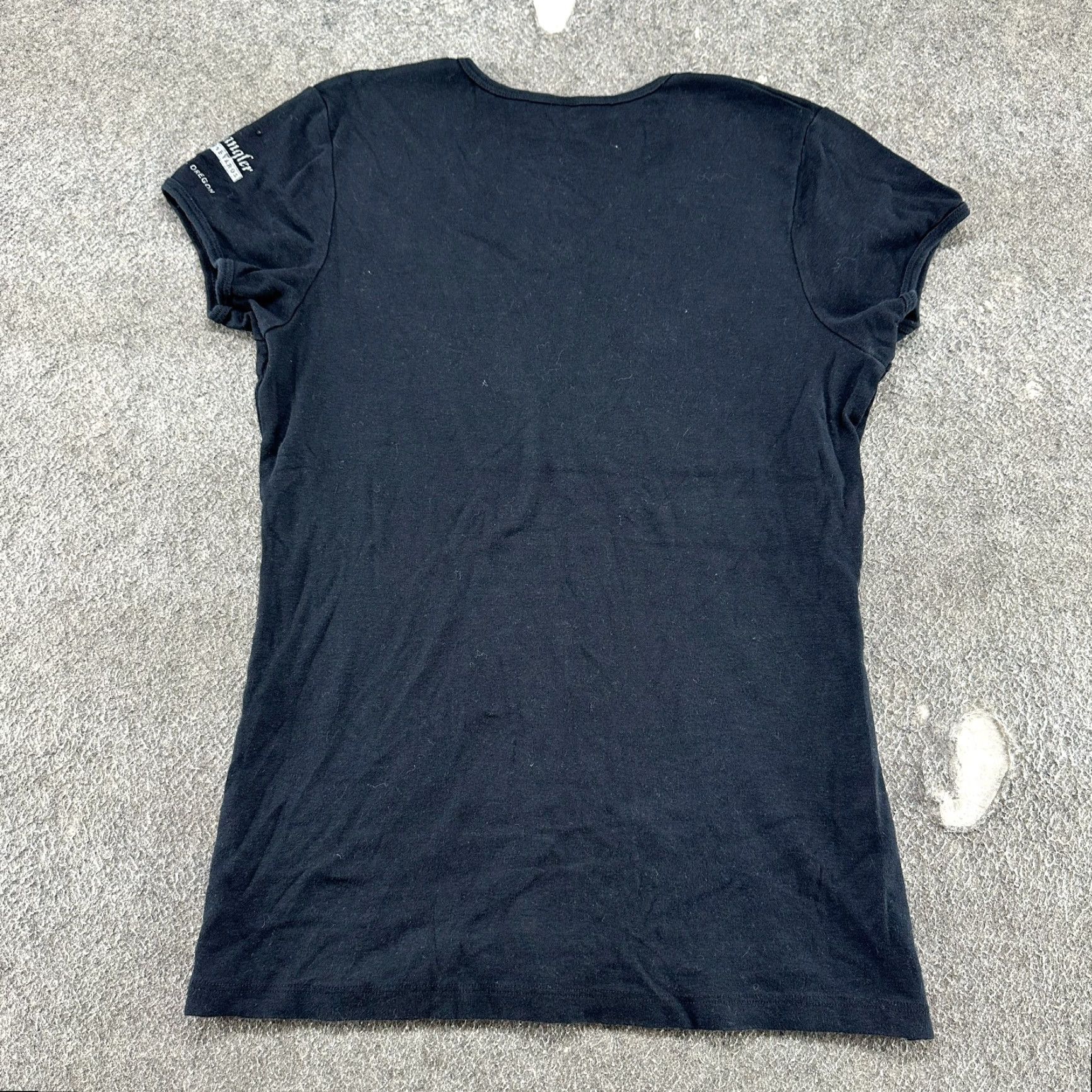 Alife VINTAGE Chris's Stuff Shirt Womens XL Black Cotton Rhinestone Bling Y2K USA Size XL / US 12-14 / IT 48-50 - 5 Thumbnail