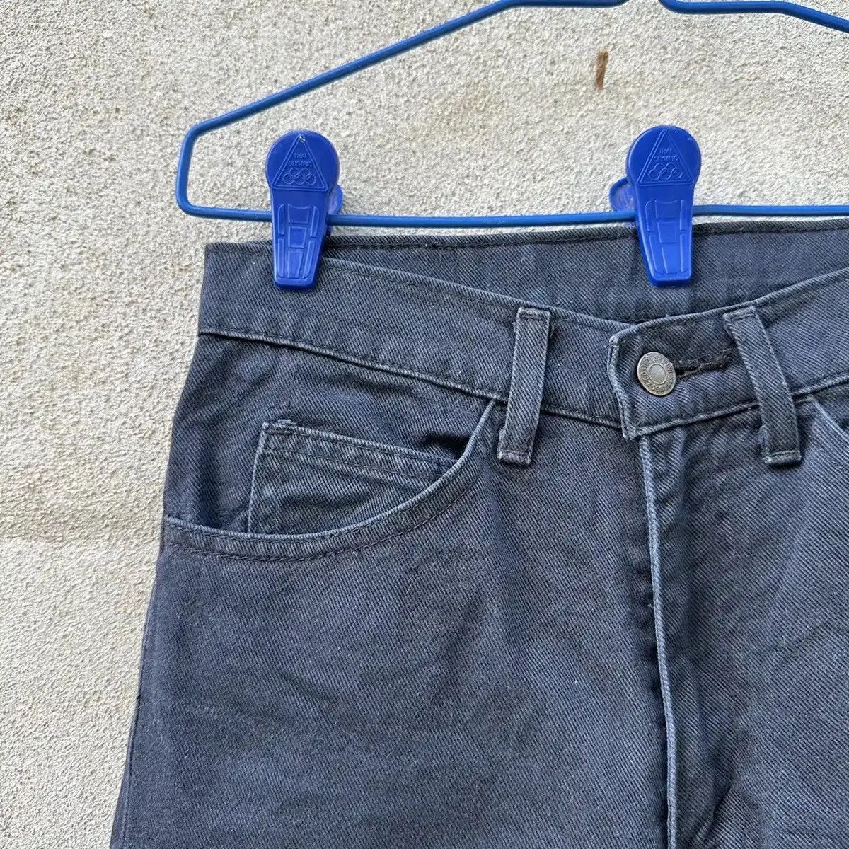 Levi's Vintage Clothing 1990’s VINTAGE LEVI’S 606 SUPER BLACK LEVIS JEANS WHITE TAB Size US 27 - 3 Thumbnail