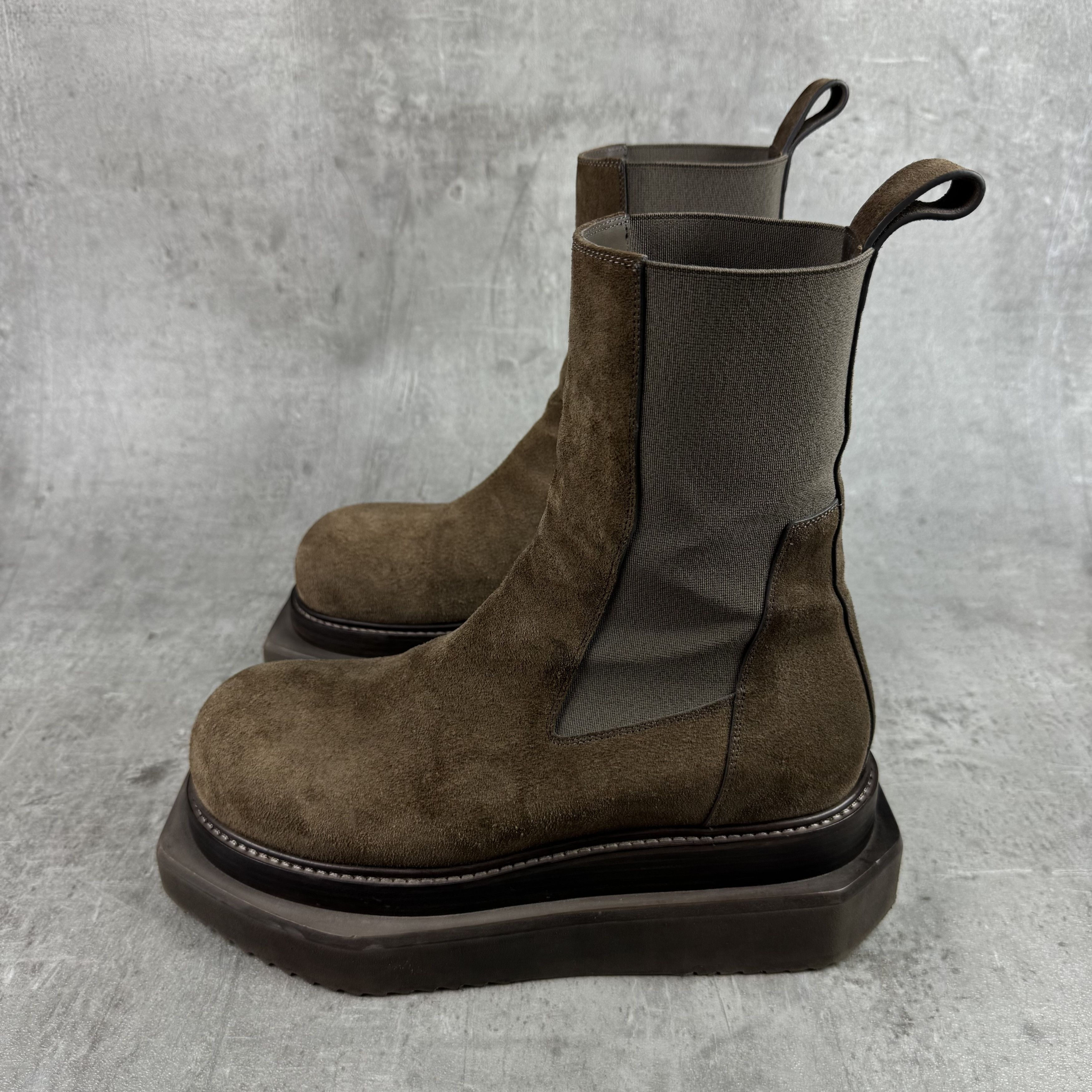 Rick Owens RICK OWENS Beatle Turbo Cyclops Boots Suede Dust Size US 8 / EU 41 - 7 Thumbnail
