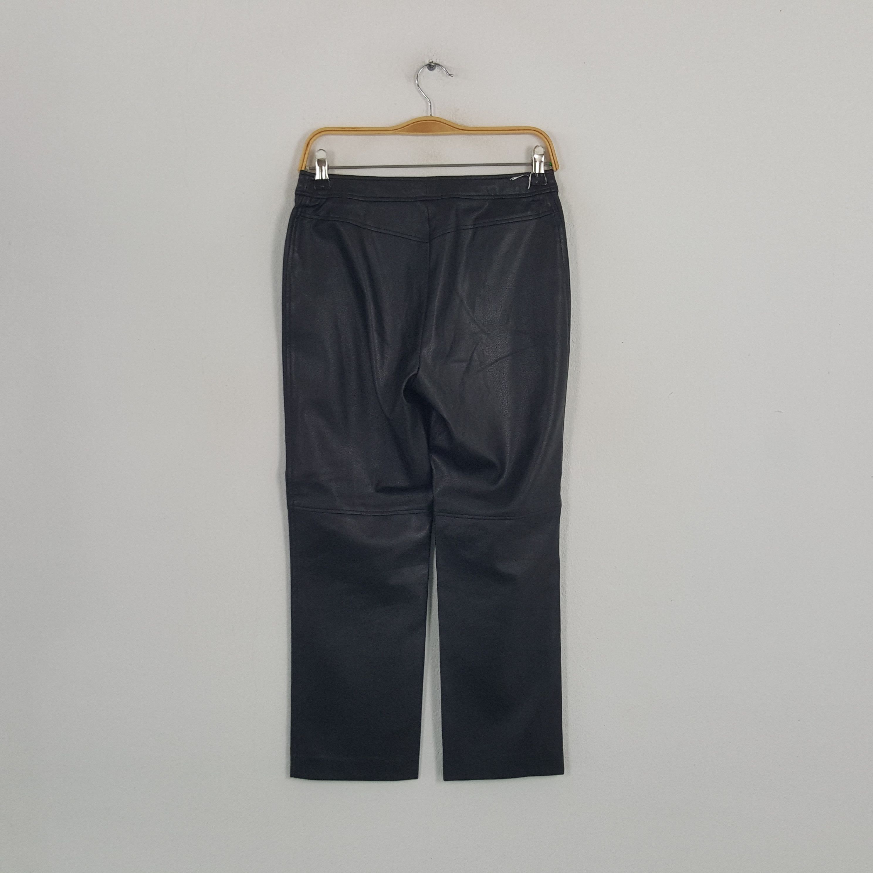 Marella × Vintage Vintage Marella Tricot Italian Brand Leather Pants Size 28" / US 6 / IT 42 - 3 Thumbnail