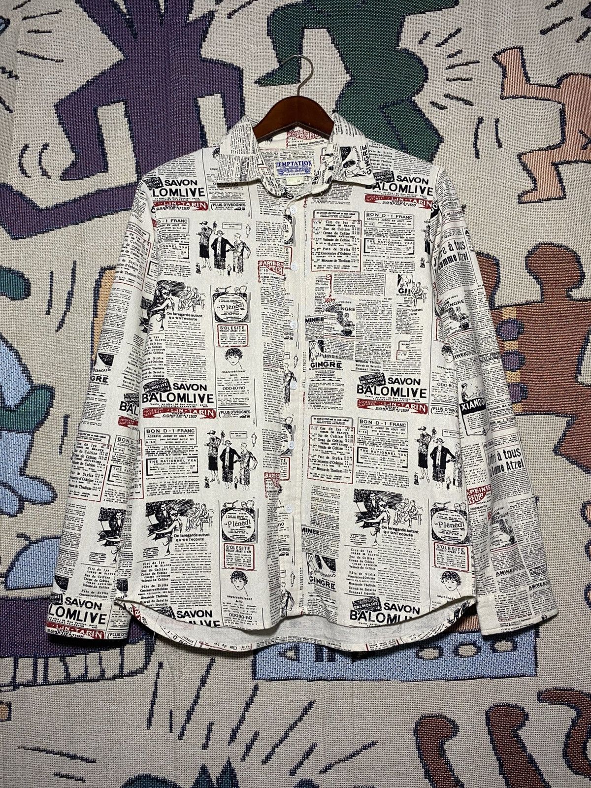Yohji Yamamoto Vintage Temptation Vintage Canvas Button Ups Size US M / EU 48-50 / 2 - 1 Thumbnail