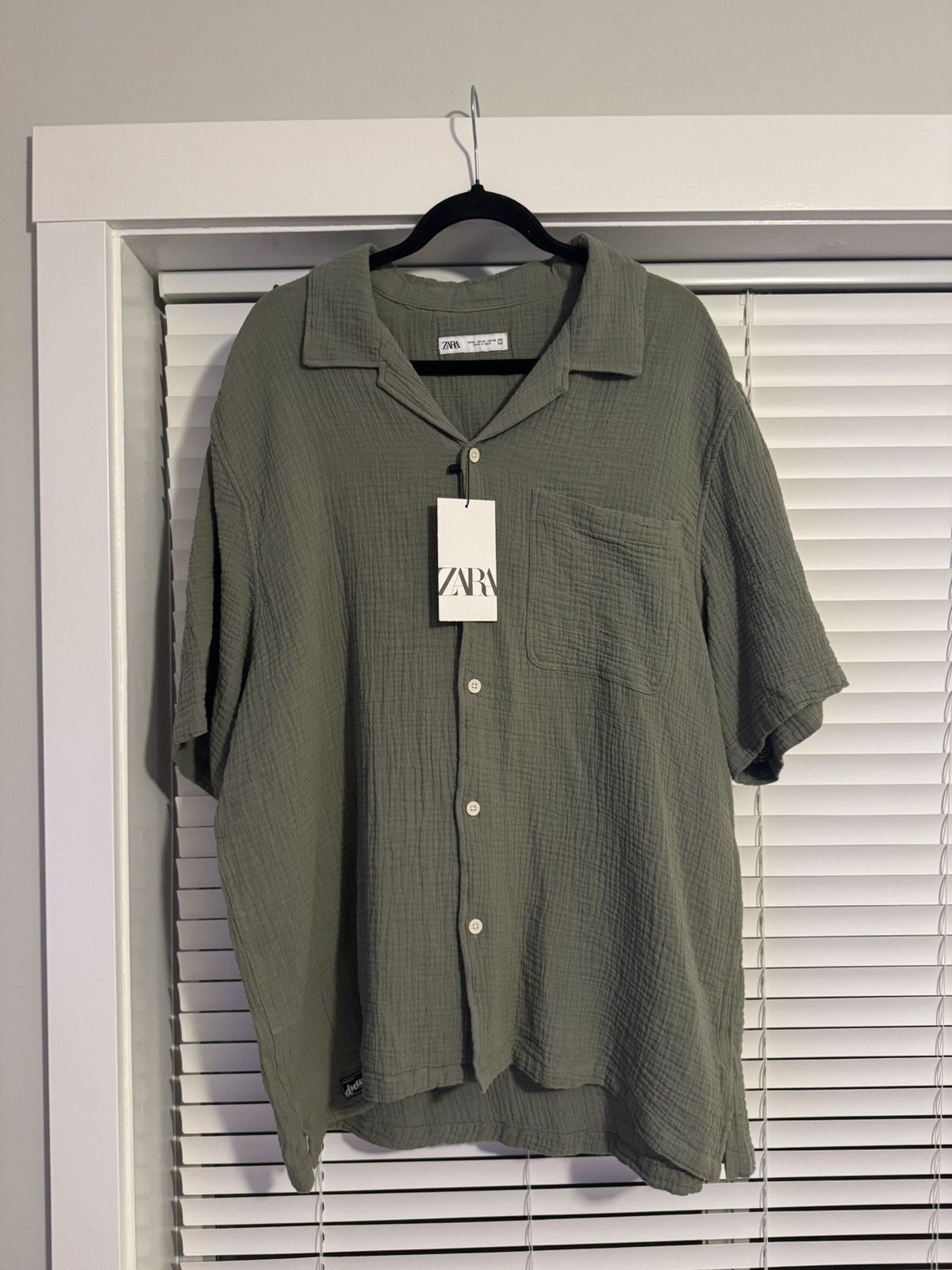 Zara Zara Green Polo Shirt Size US XL / EU 56 / 4 - 1 Thumbnail