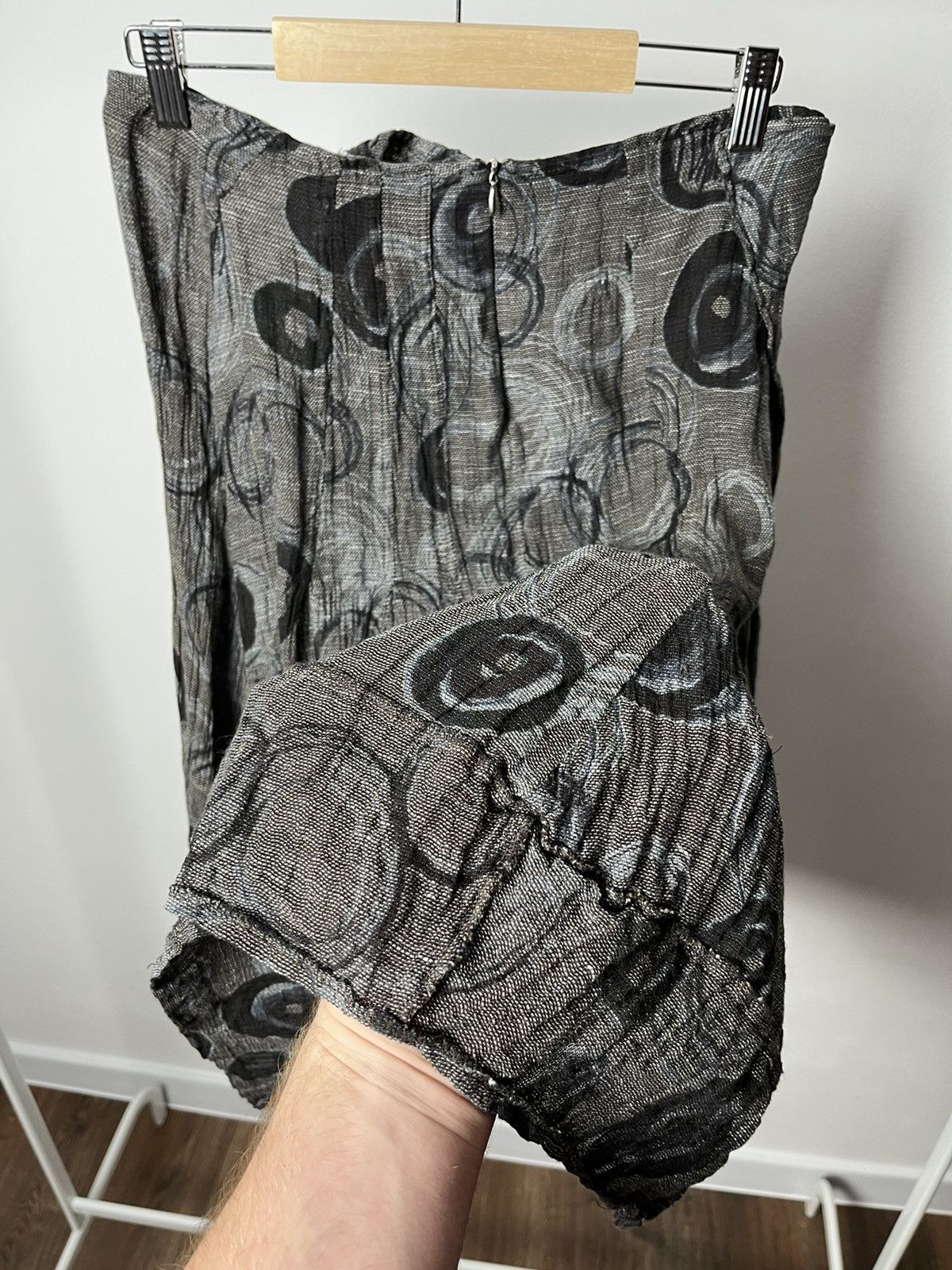 Designer × Transit Transit Par Such Design Comfort Fit Gray Skirt Size 30" / US 8 / IT 44 - 7 Thumbnail