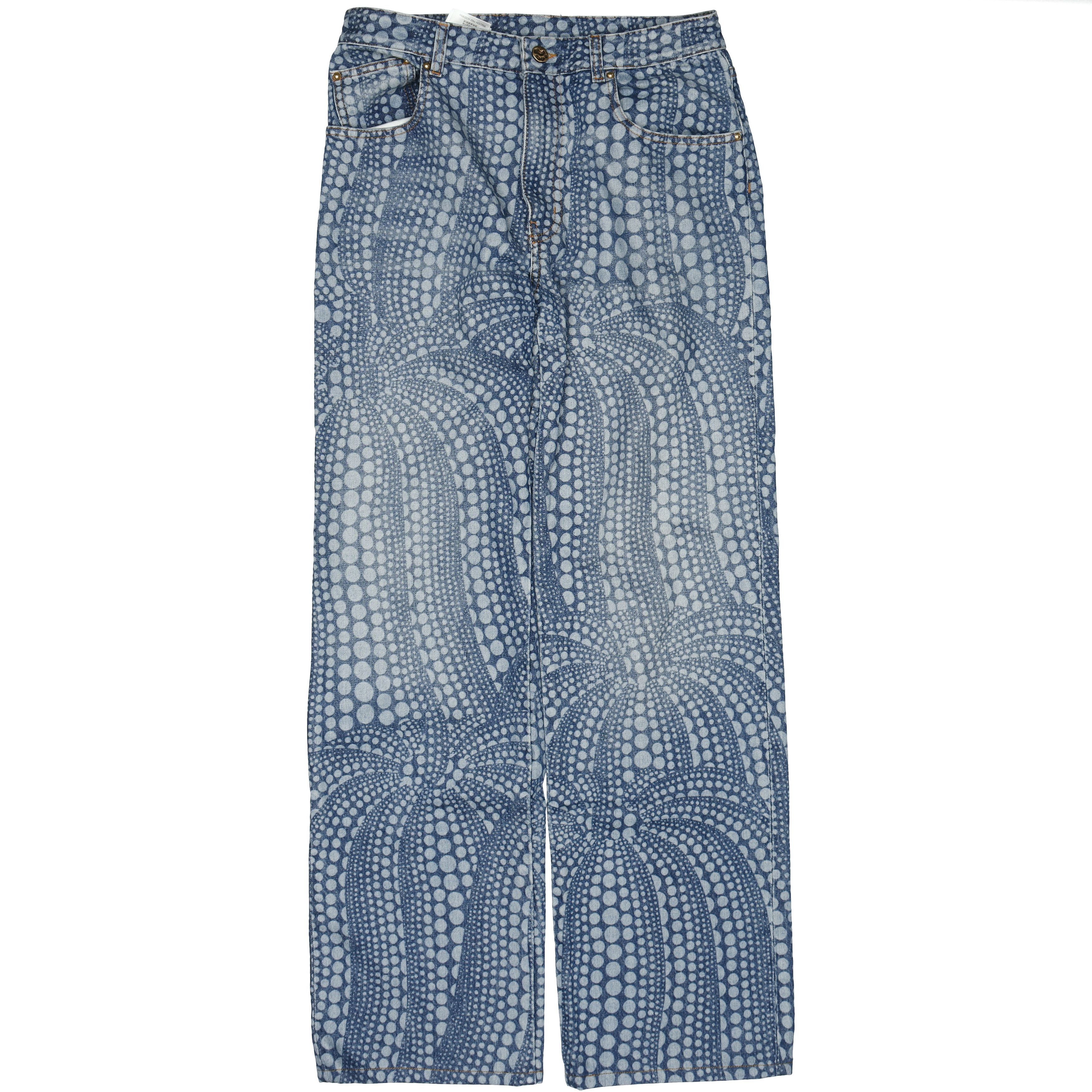 Louis Vuitton Louis Vuitton x Yayoi Kusama Pumpkin Print Jeans 29 Size US 29 - 1 Thumbnail