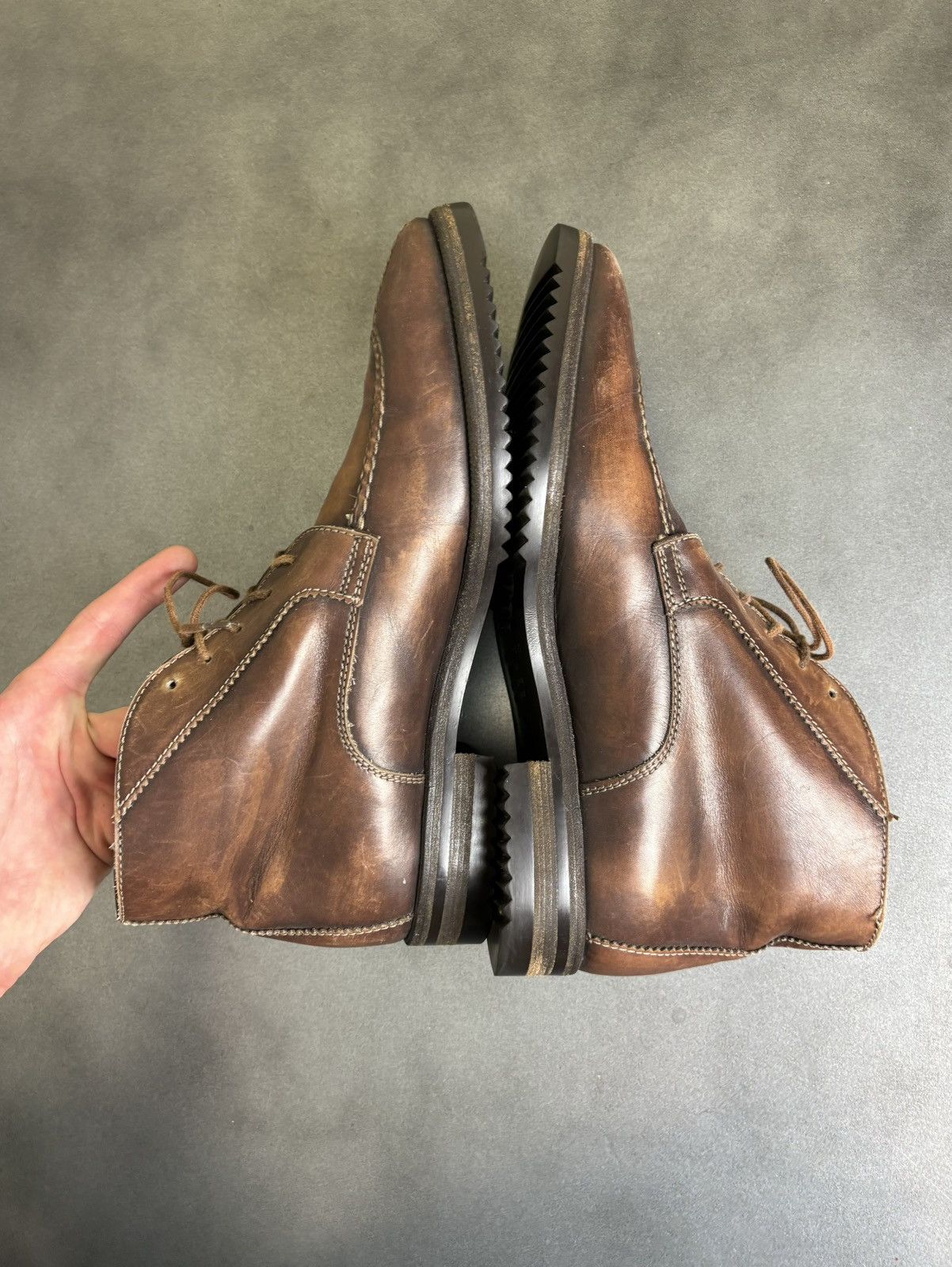 Brioni × Designer Brioni Boots 41 Brogues Chelsea Dress Leather Moc Paraboot Size US 8.5 / EU 41-42 - 10 Thumbnail