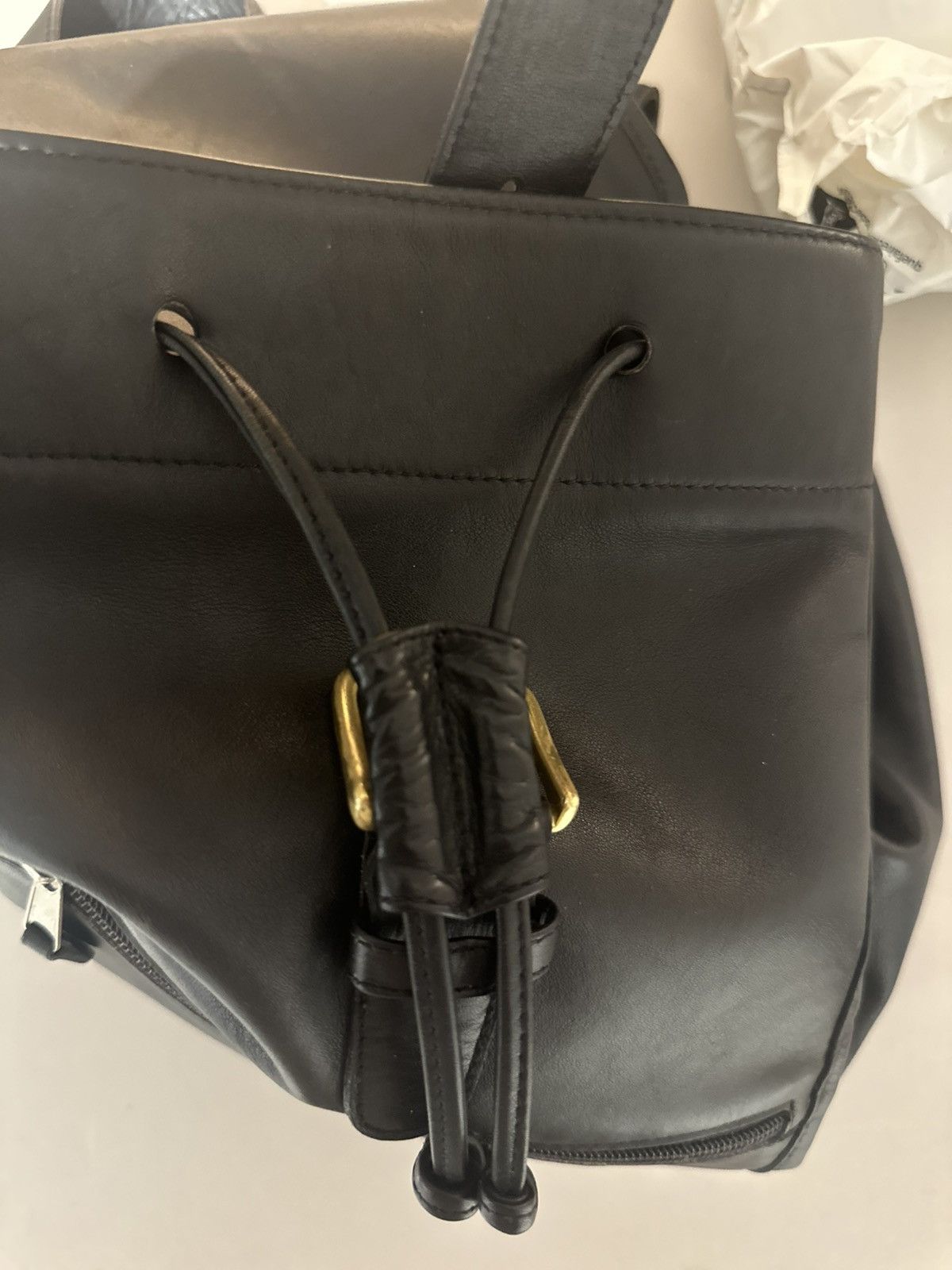 Coach Vintage Coach Backpack 329-305 Black Glovetanned Leather 90s Size ONE SIZE - 10 Thumbnail
