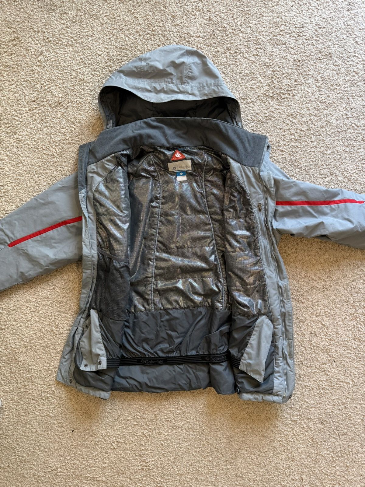 Columbia Columbia Omni-Heat Insulated Hooded Ski Jacket Size US L / EU 52-54 / 3 - 5 Thumbnail