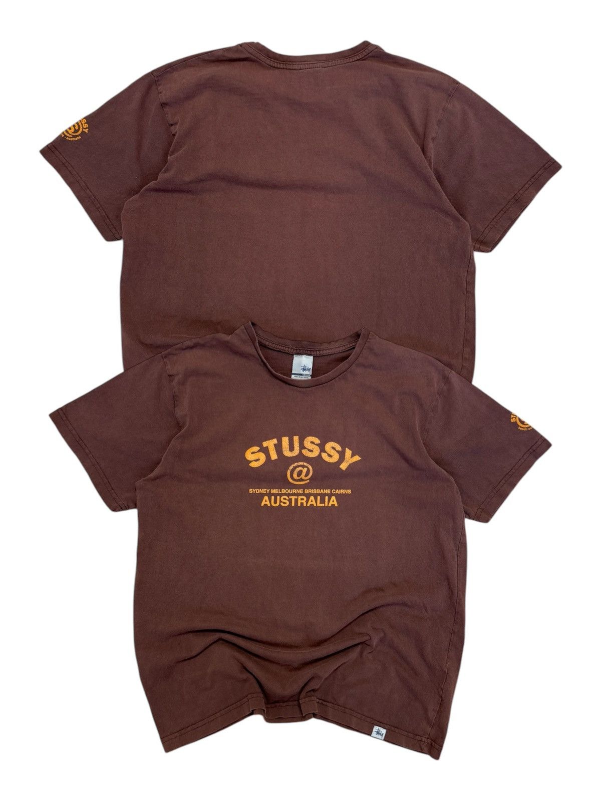 Stussy × Vintage Vintage Stussy Australia Big Logo T-Shirt Skateboard Size US M / EU 48-50 / 2 - 1 Thumbnail