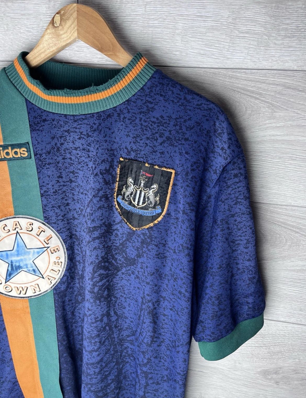 Vintage Vintage soccer jersey Adidas Newcastle United 96/97 size L Size US L / EU 52-54 / 3 - 4 Thumbnail