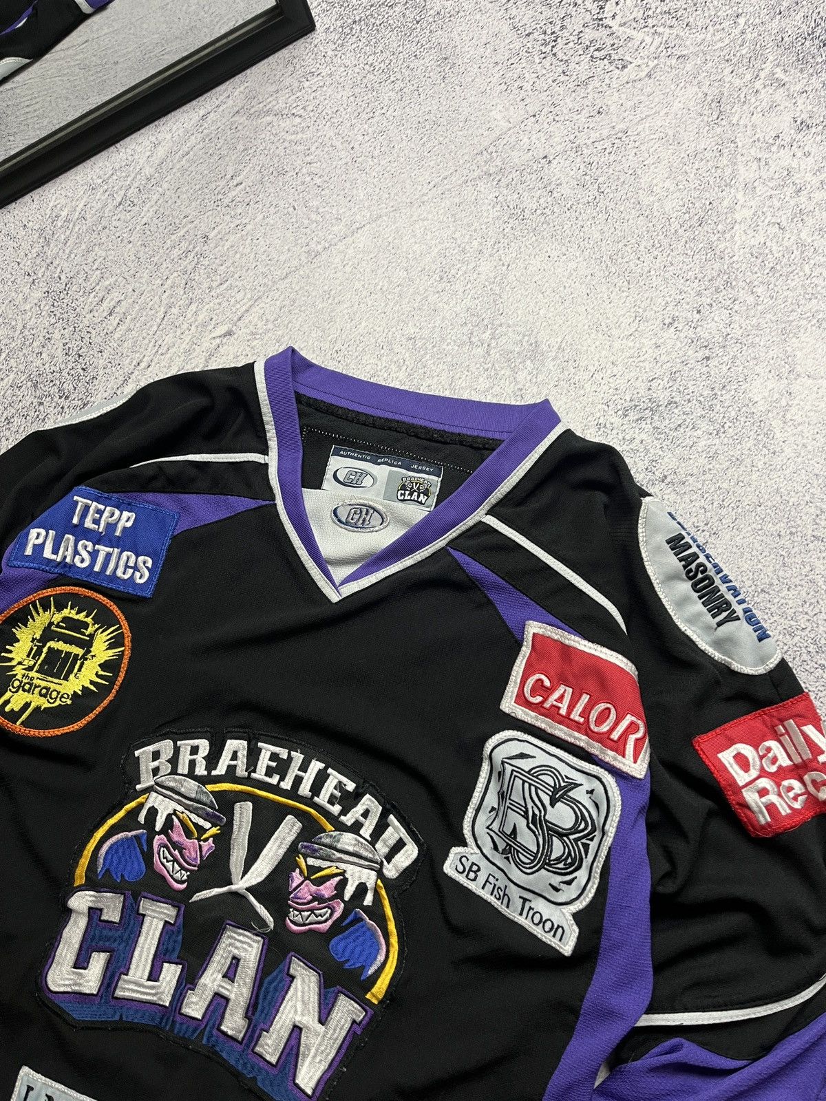 NHL Braehead Glasgow Clan EIHL Ice Hockey Jersey Haywood #11 Size US M / EU 48-50 / 2 - 5 Thumbnail