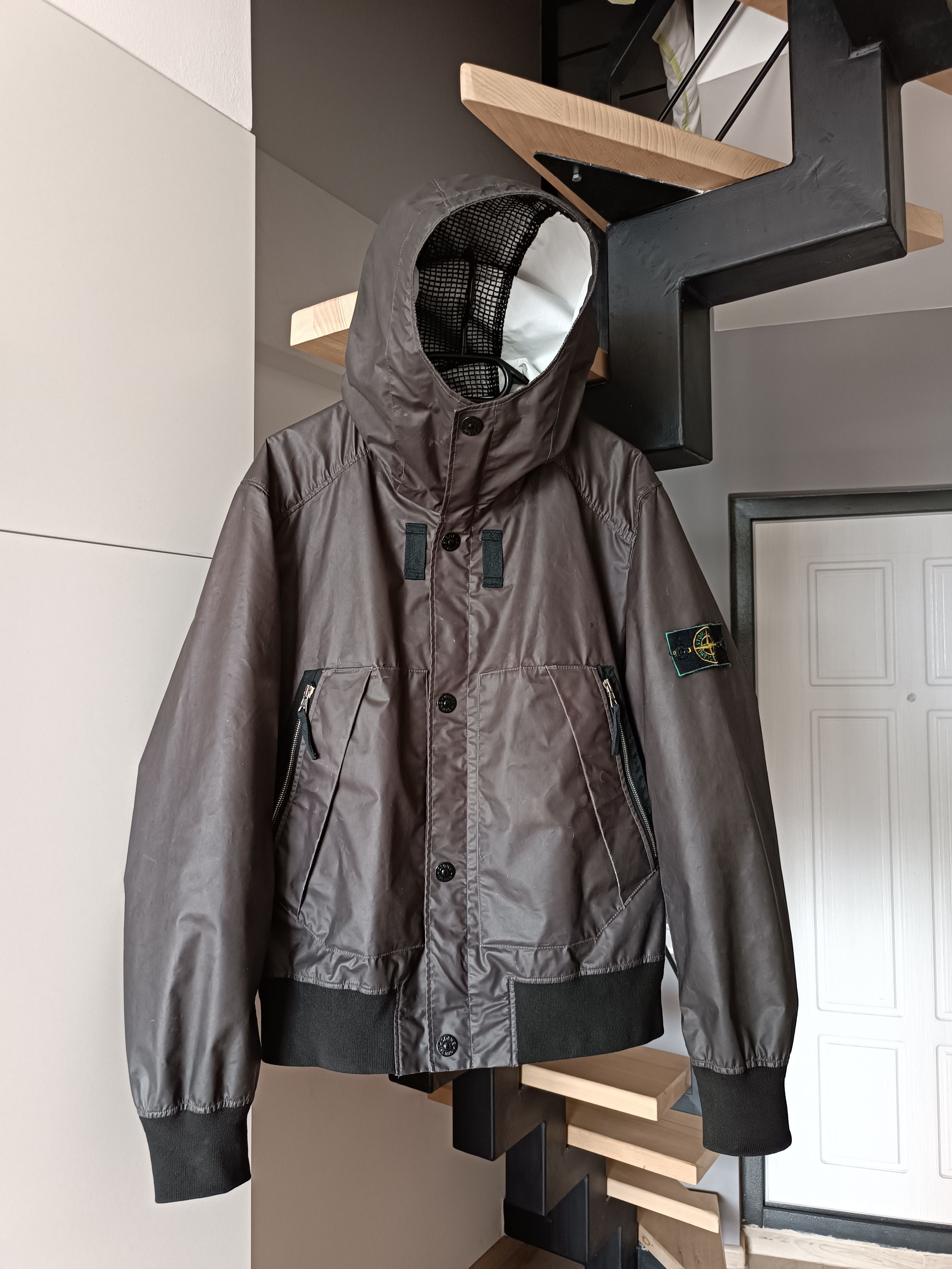 Massimo Osti Stone Island Brown Heat Reactive 2010 Jacket M size Size US M / EU 48-50 / 2 - 4 Thumbnail