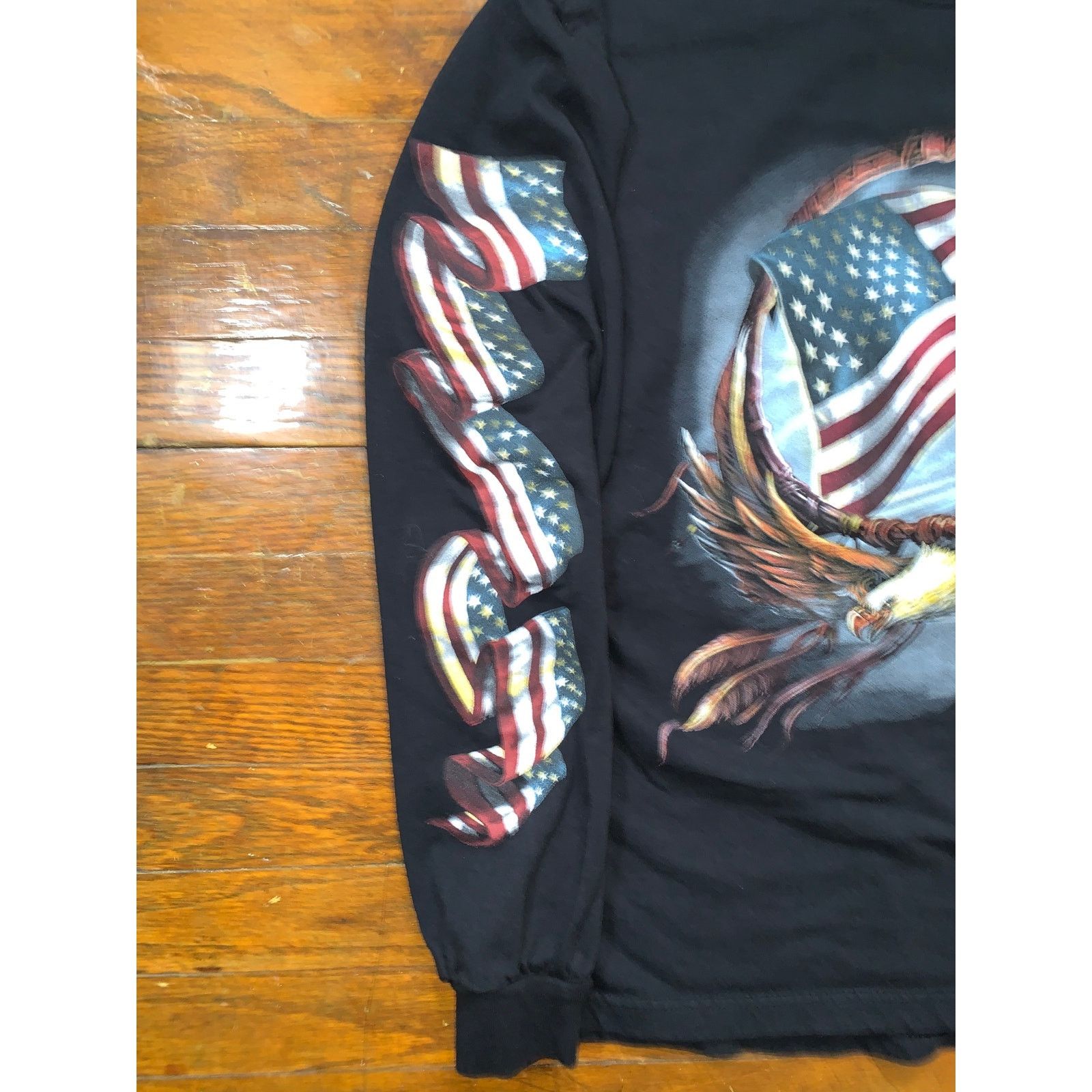 Other Hot Leathers American Eagle Graphic Long Sleeve Shirt Mens M Size US M / EU 48-50 / 2 - 4 Thumbnail