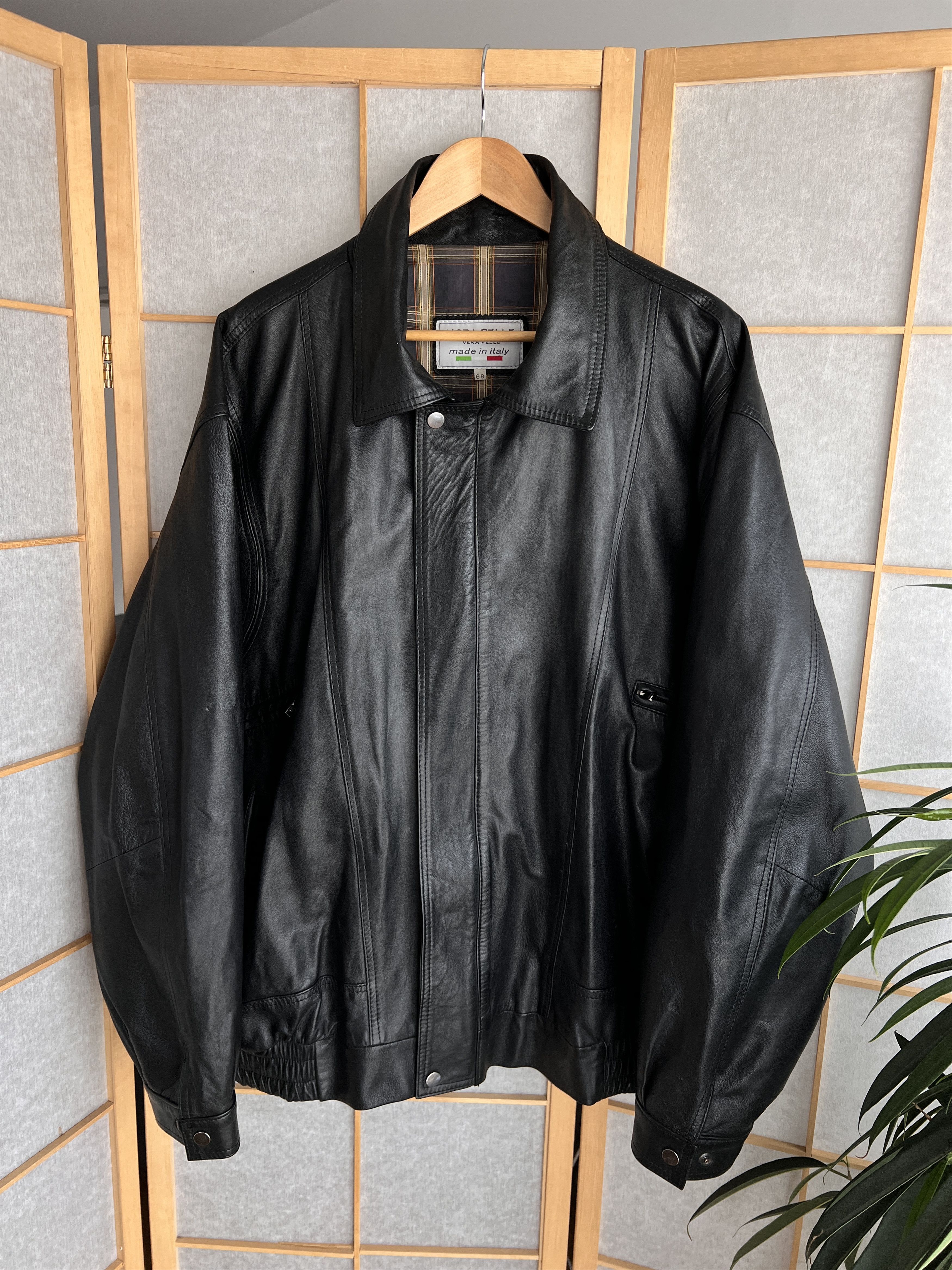 Hysteric Glamour Japanese shine leather jacket 2000s rick owens kapital style Size US XXL / EU 58 / 5 - 1 Thumbnail