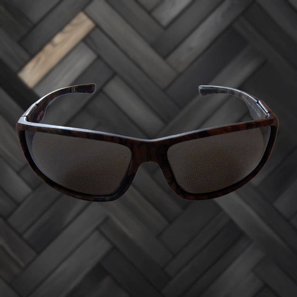 Vintage Angler Eyes Sunglasses Men Angler Eyes Sunglasses Polarized Camouflage DG0118 Brown Frame Size ONE SIZE - 1 Thumbnail
