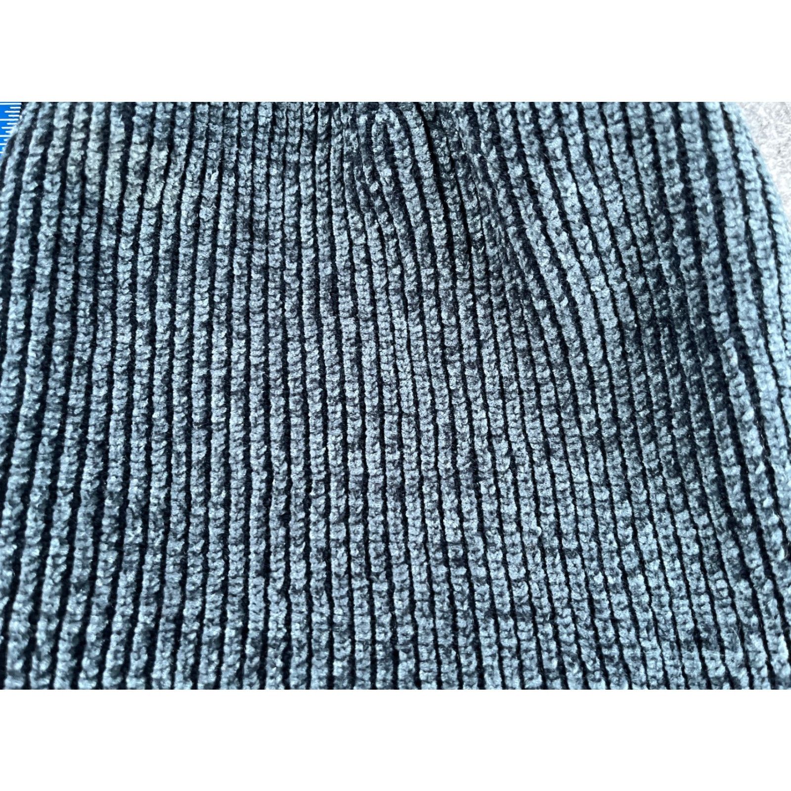 Vintage Adult Beanie Toque One Size Blue Knit Acrylic Blend Winter Snow Ski Outdoors Size ONE SIZE - 2 Thumbnail