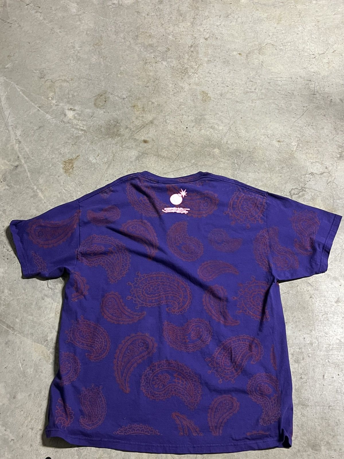 Joshua Vides × The Hundreds The Hundreds x Joshua Vides Paisley Tee - Purple Size US XXL / EU 58 / 5 - 2 Thumbnail