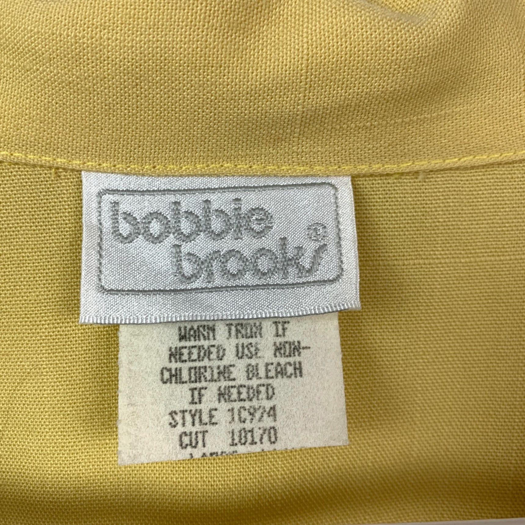 Vintage VINTAGE Bobbie Brooks Yellow Jacket Blazer One Button Womens Large Size L / US 10 / IT 46 - 3 Thumbnail