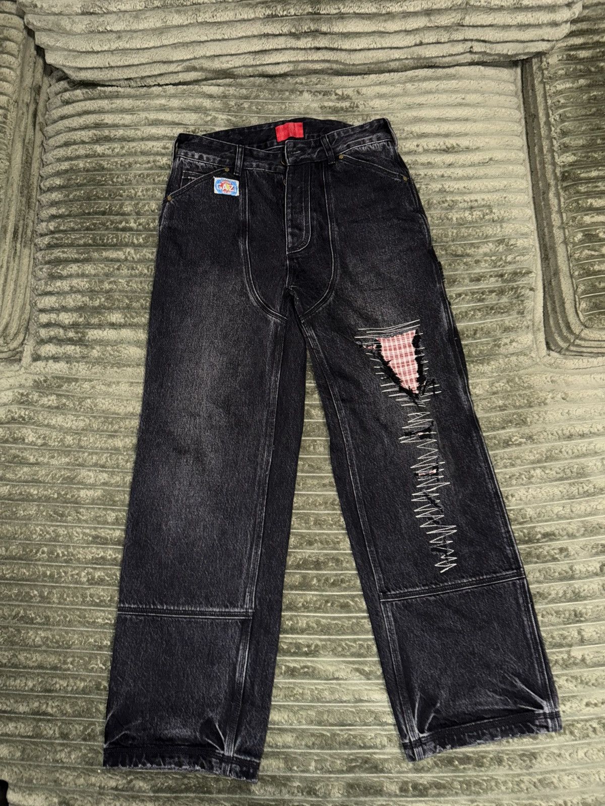 Fugazi 1945 Cut Pants Washed Black