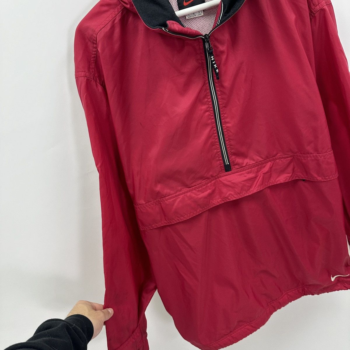 Vintage Vintage 90s Nike Windbreaker Anorak Embroidered logo y2k og Size US L / EU 52-54 / 3 - 7 Thumbnail