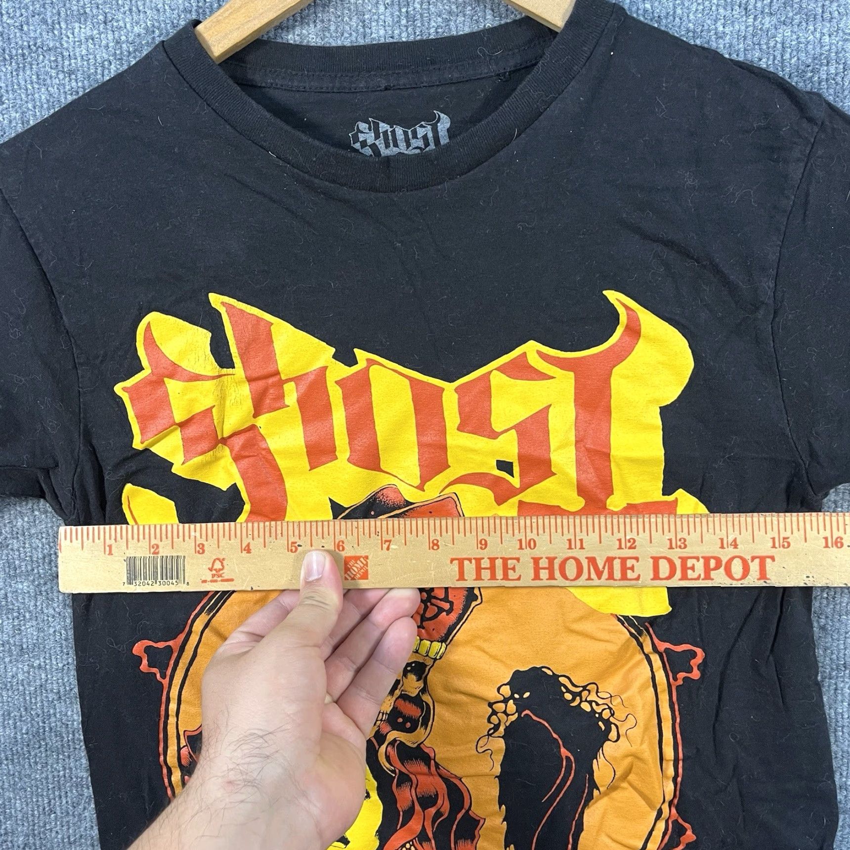 Vintage VINTAGE Ghost BC Papa Emeritus Shirt Mens M Ghost Black Logo Graphic Print Short Sleeve Crew Neck Jersey T-Shirt Metal Rock Band Size US M / EU 48-50 / 2 - 4 Thumbnail