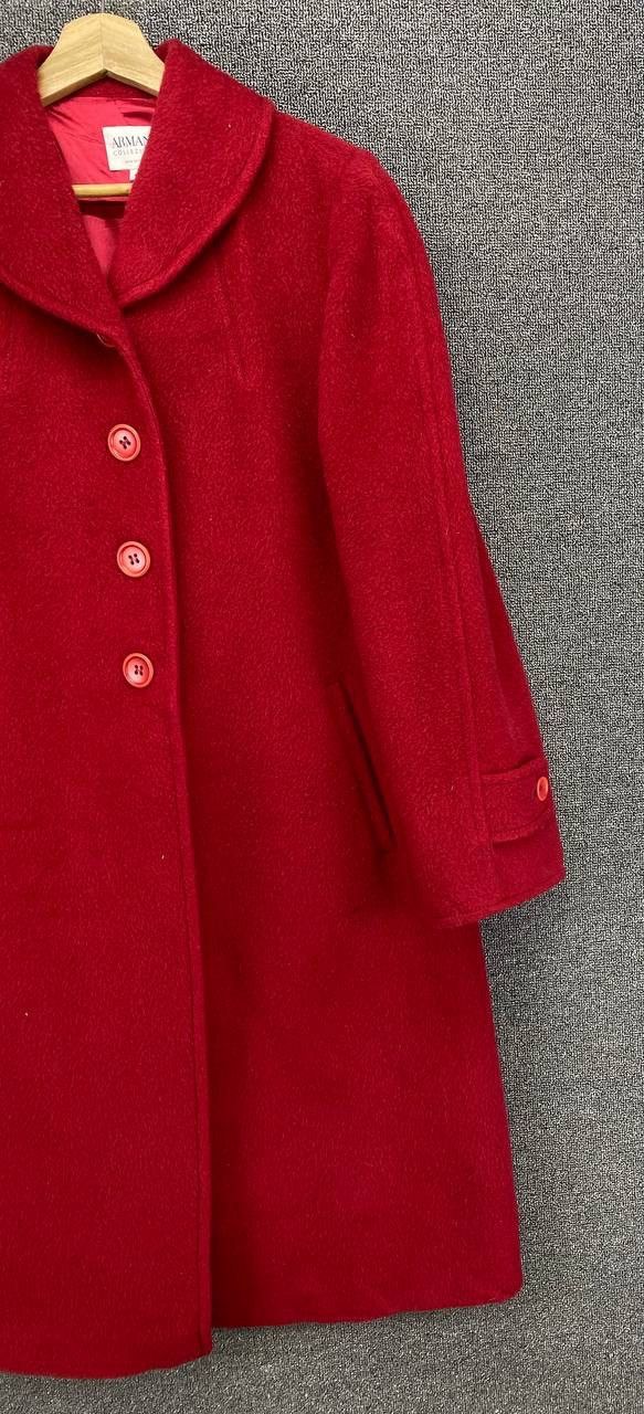 Armani Collezioni Vintage Armani Collezioni Italian Wool Coat Long Jacket Size M / US 6-8 / IT 42-44 - 4 Thumbnail