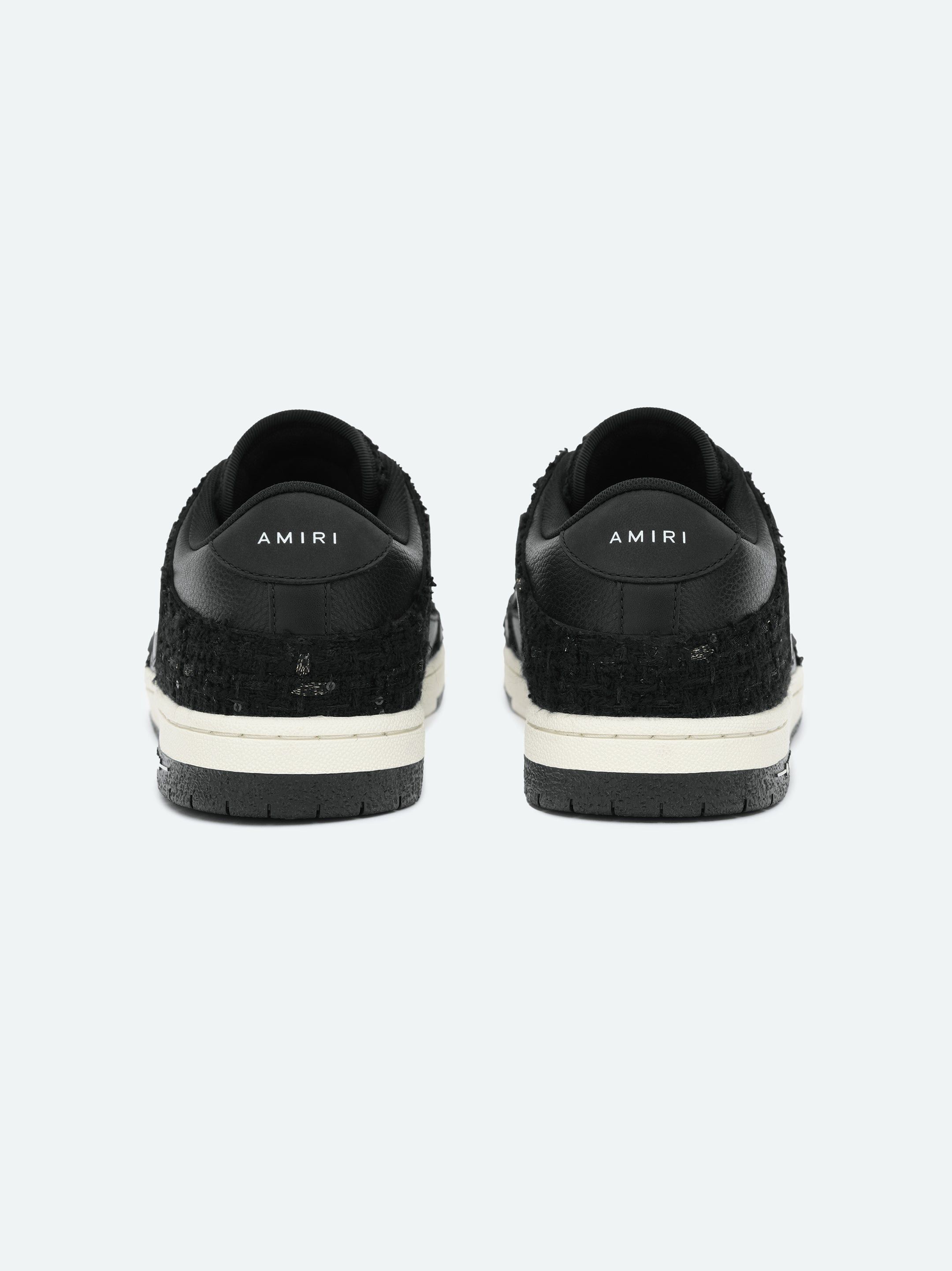 Amiri o1s1wg110325 Buckle Skelton Low-Top Sneakers in Black Size US 10 / EU 43 - 4 Thumbnail