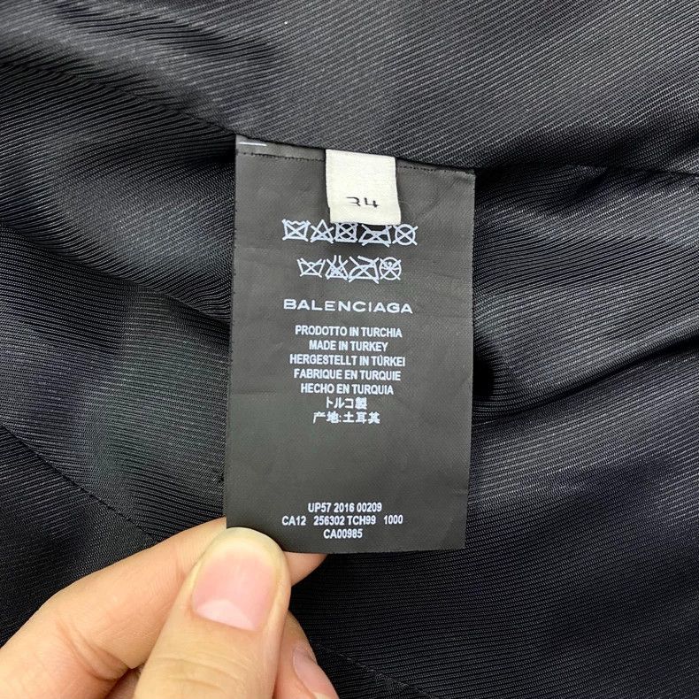 Balenciaga Balenciaga size 34 Classic diagonal wide-sleeved motorcycl Size XS / US 0-2 / IT 36-38 - 5 Thumbnail