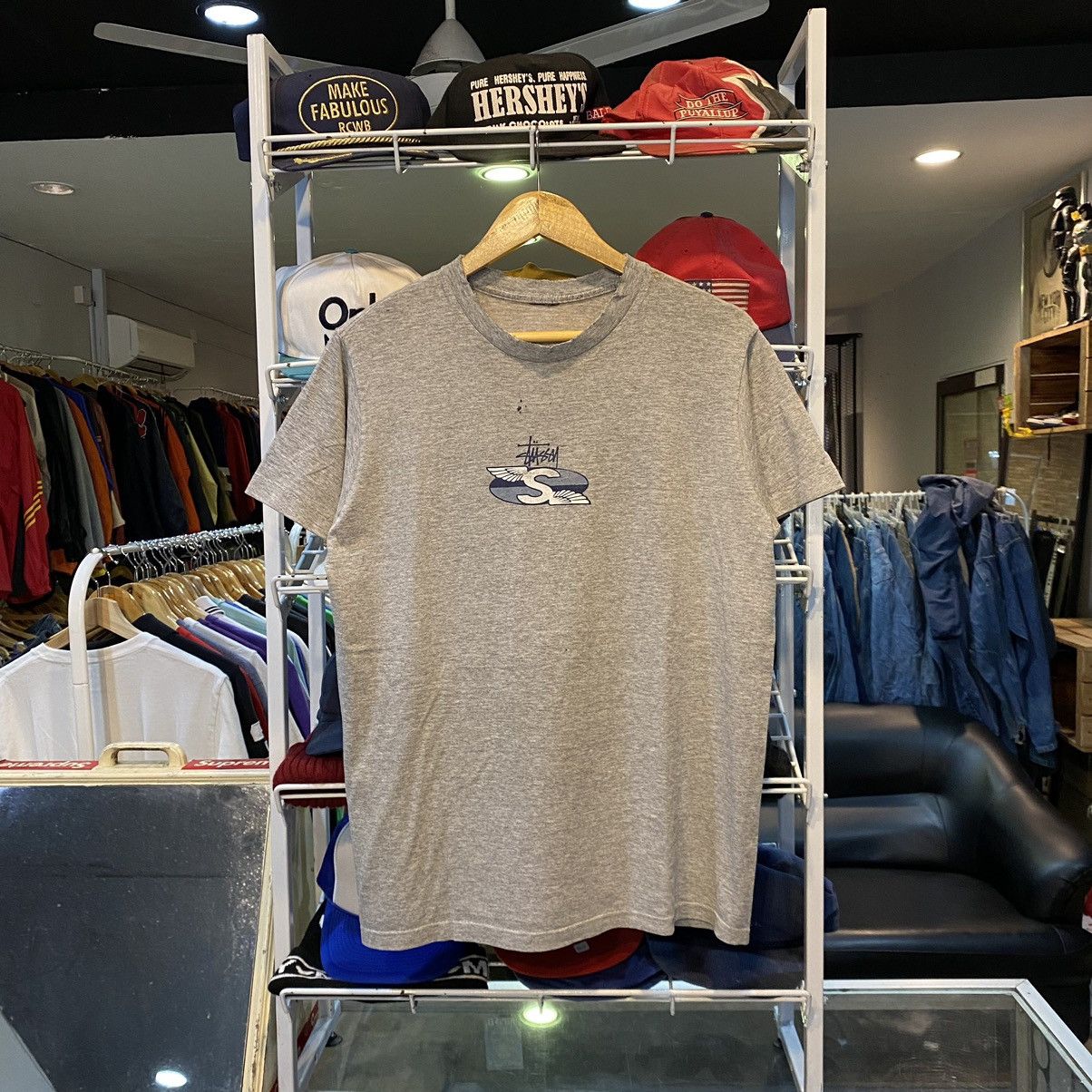 Stussy 💥VERY RARE💥 90’s OG STÜSSY WINGS Distress Tee Size US L / EU 52-54 / 3 - 2 Thumbnail