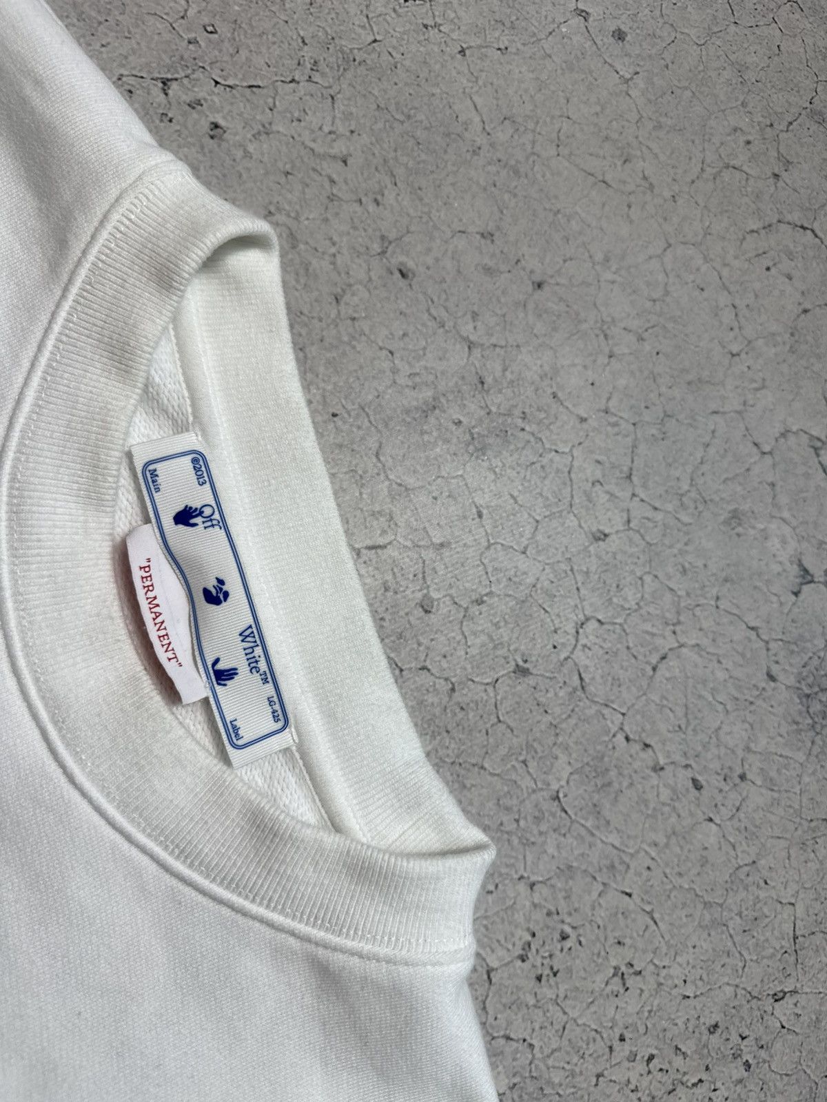 Off-White Off-White Mona Lisa Luxury Big Logo White Sweatshirt Size US L / EU 52-54 / 3 - 9 Thumbnail