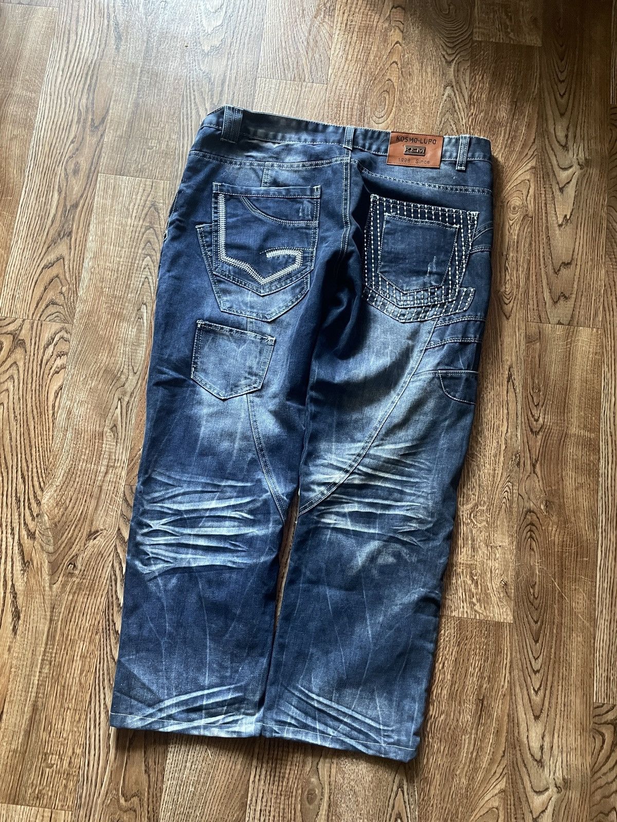 Japanese Brand Avant Garde Kosmolupo Jeans Japanese style Size US 38 / EU 54 - 2 Thumbnail
