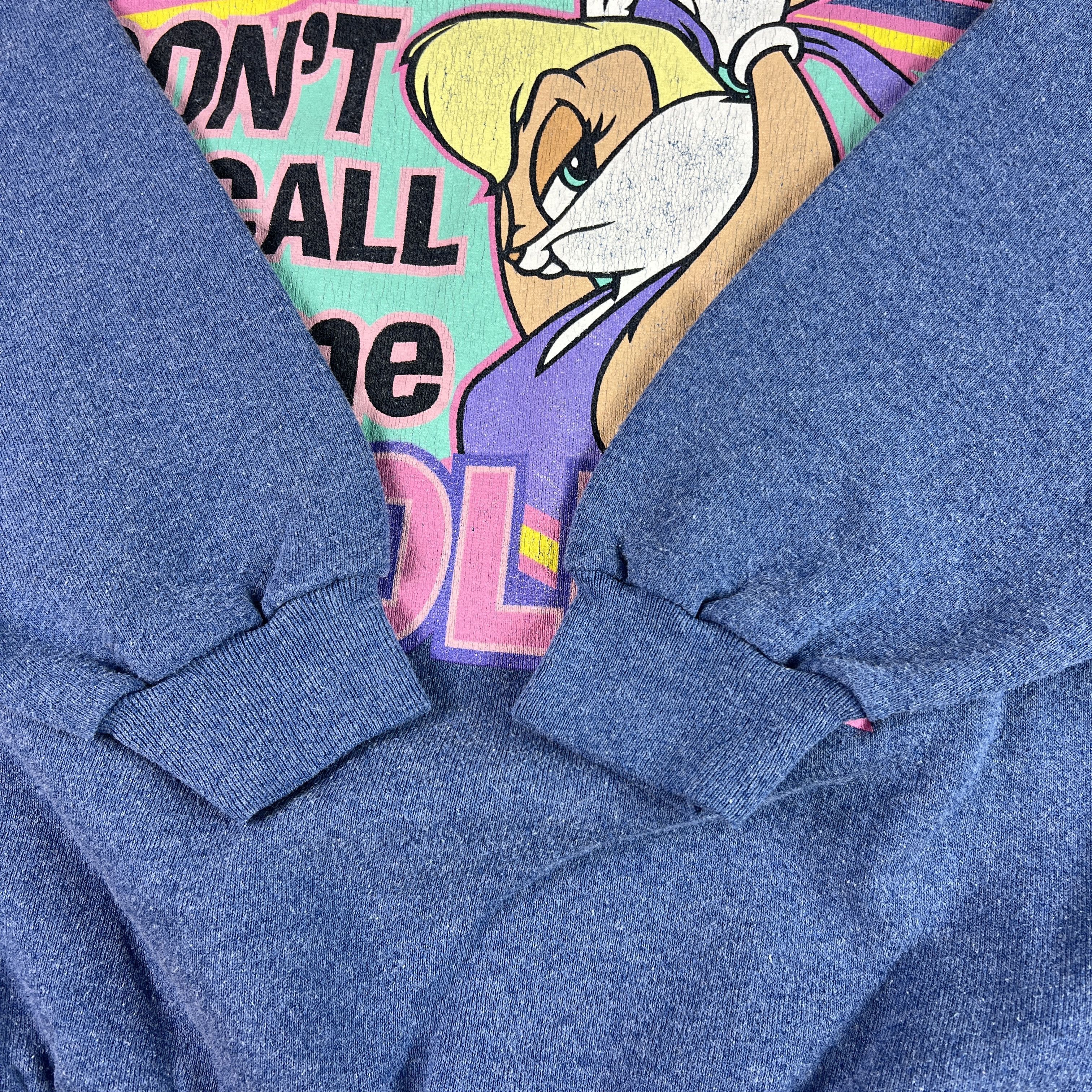 Warner Bros VTG Space Jam Lola Bunny Sweatshirt Dont Call Doll Crewneck Size L / US 10 / IT 46 - 5 Thumbnail