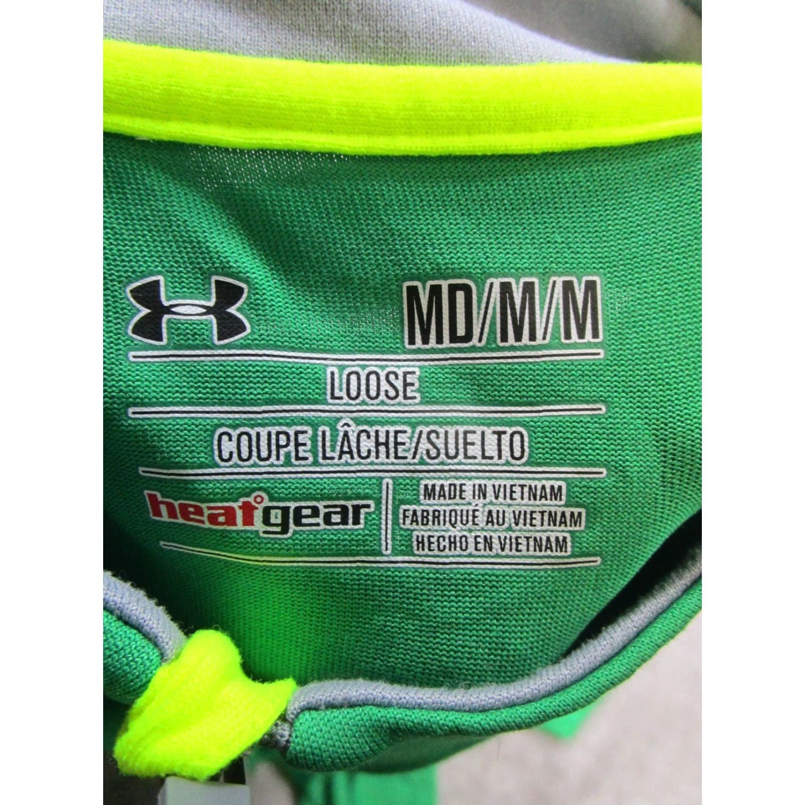Under Armour Under Armour Sweater Mens M Green Yellow Golf Heatgear 1/4 Zip Mock Neck Long Sleeve Zip Pullover Storm Performance Winter Fall Sports Mens Size US M / EU 48-50 / 2 - 3 Thumbnail