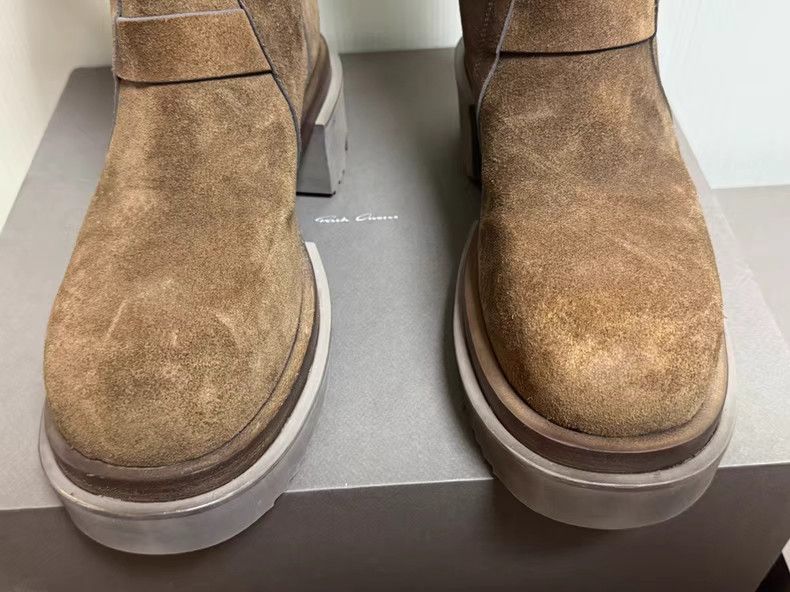 Rick Owens Rick Owens Bogun Knee-Length Commander Boots Q8 Size US 12 / EU 45 - 3 Thumbnail