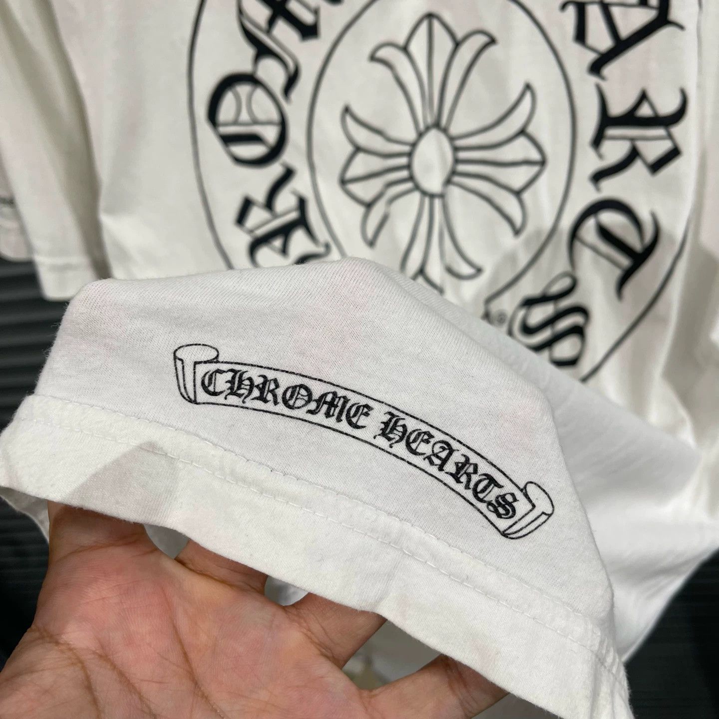 Chrome Hearts Chrome Hearts Classic Back Cross SS M 99 NWT #11633 Size US M / EU 48-50 / 2 - 7 Thumbnail