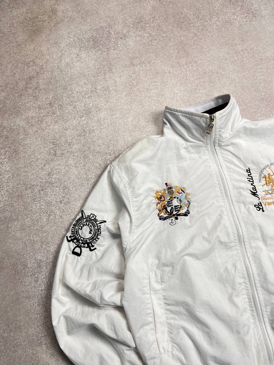 La Martina × Vintage VINTAGE LA MARTINA POLO VARSTY MATCH NYLON JACKET M Size US M / EU 48-50 / 2 - 5 Thumbnail