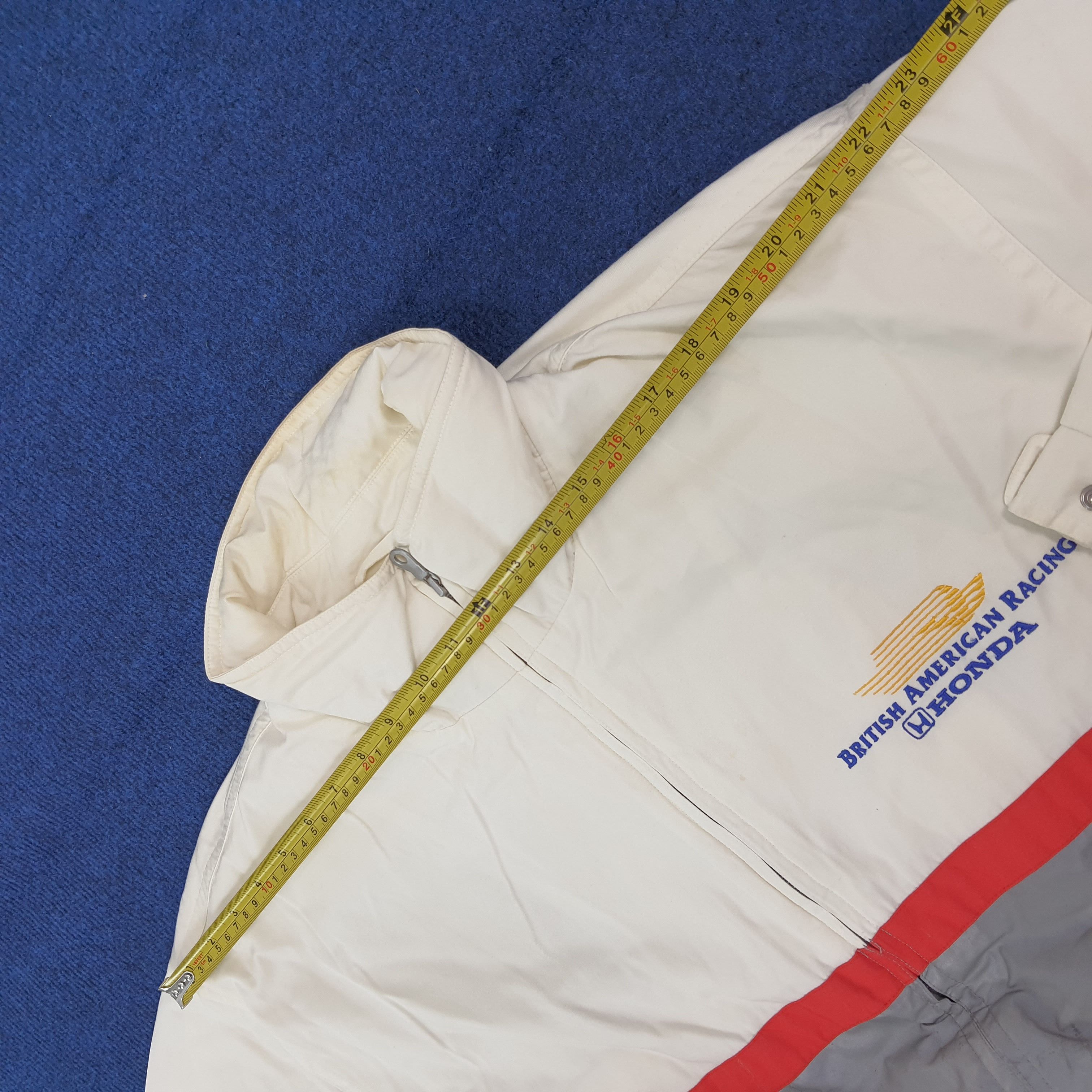 Honda Vintage 90s BAR Honda F1 Racing Reflective Jacket C278N20 Size US L / EU 52-54 / 3 - 12 Thumbnail